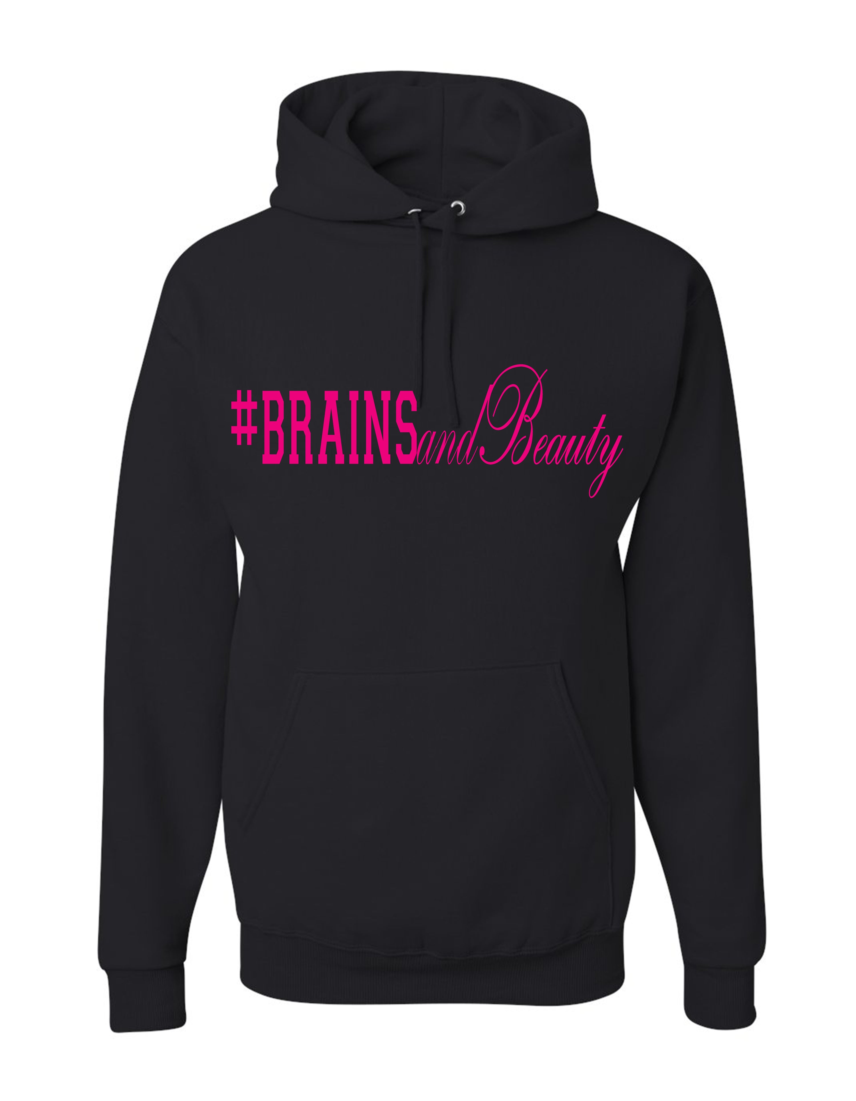 #BrainsandBeauty hoodies 📚💅🏾