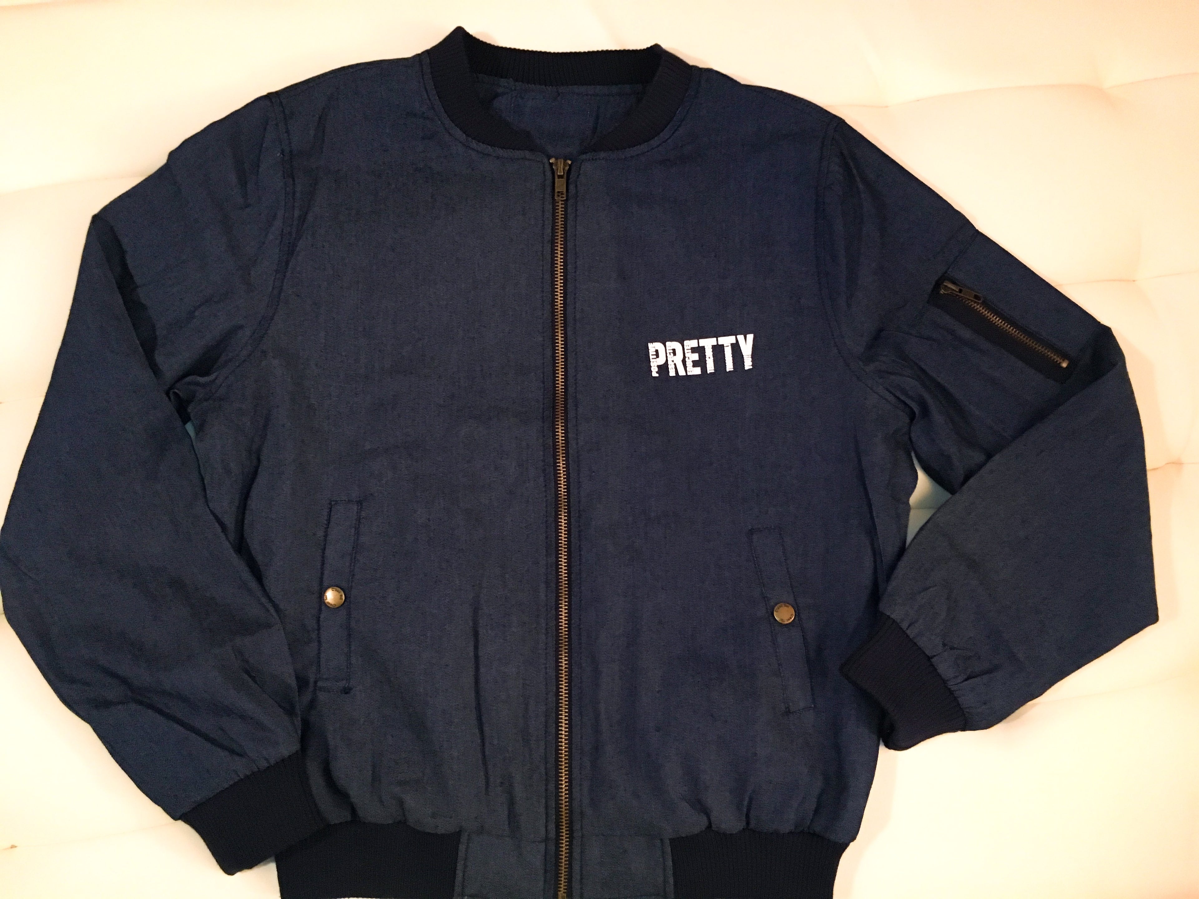 "P.R.E.T.T.Y." Denim Jacket