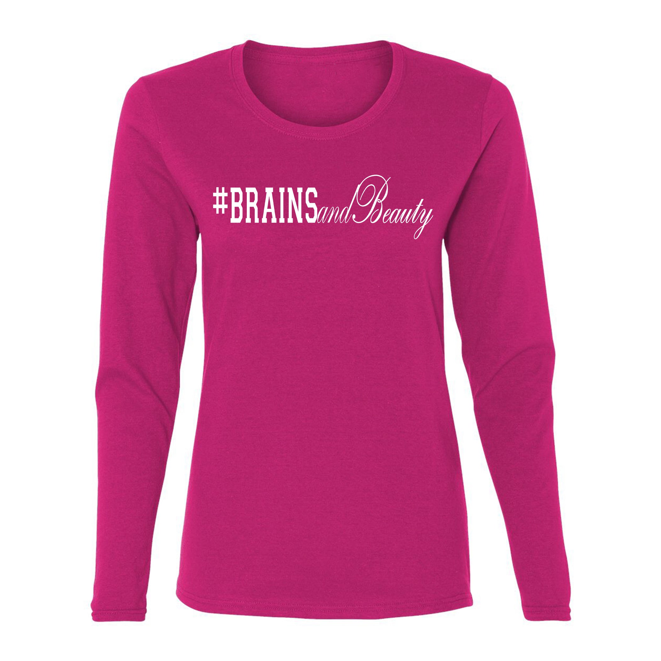 #BrainsandBeauty long sleeve tee 📚💅🏾