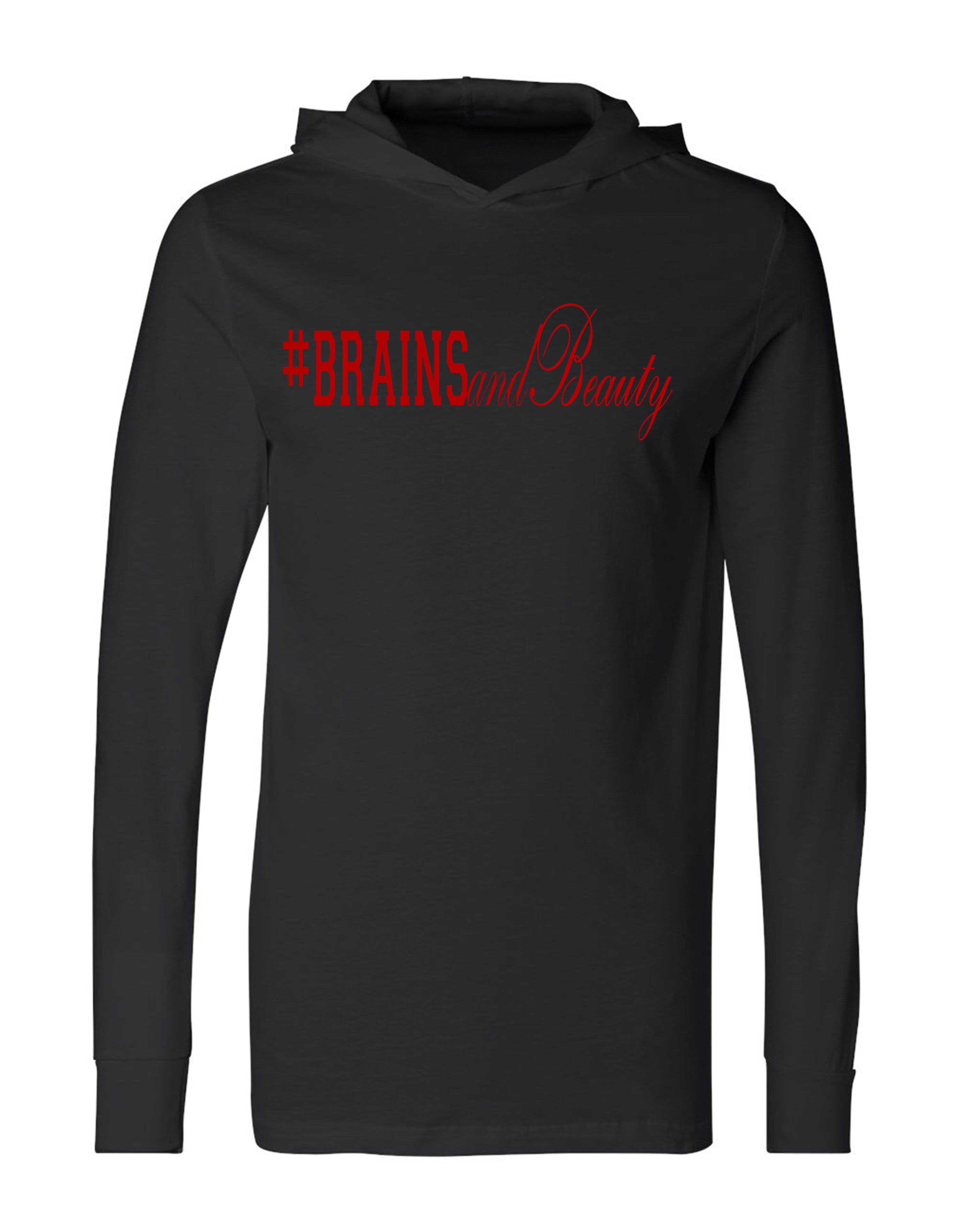 #BrainsandBeauty T-shirt hoodies 📚💅🏾
