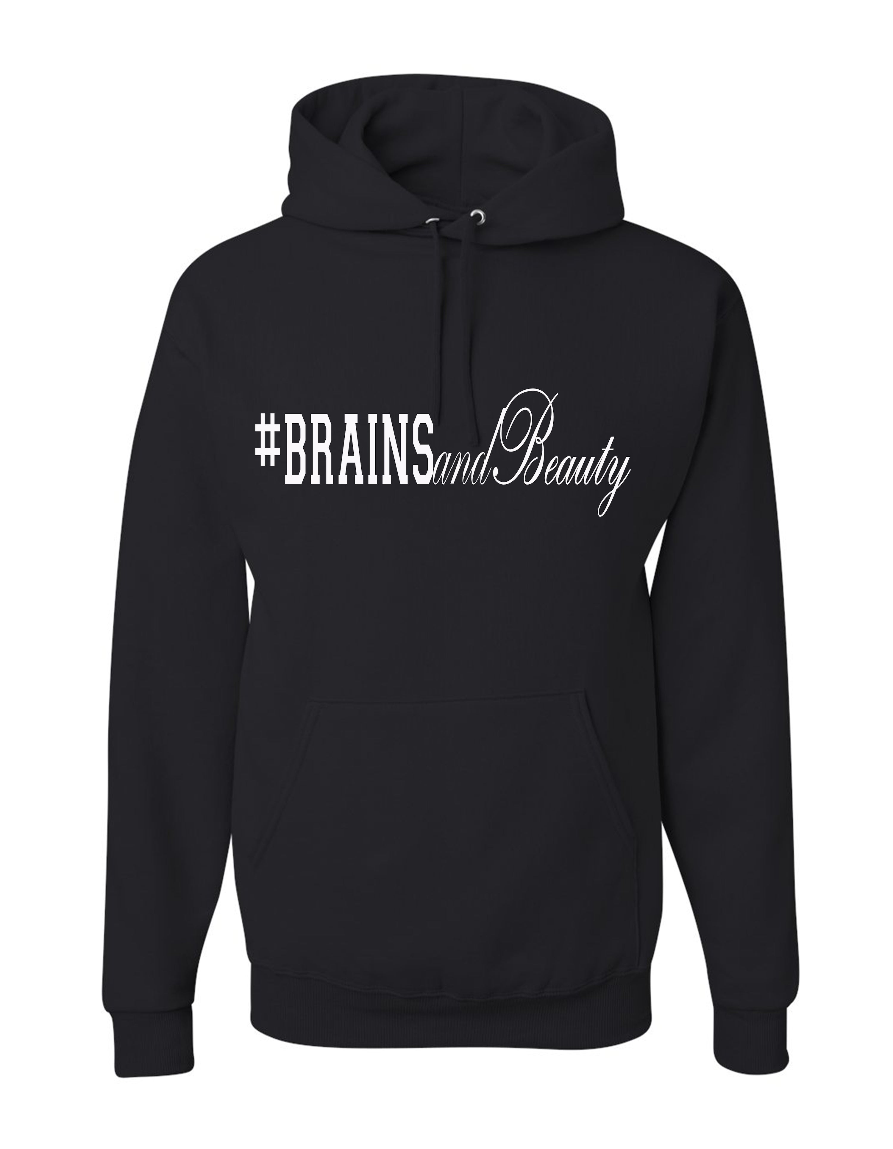 #BrainsandBeauty hoodies 📚💅🏾