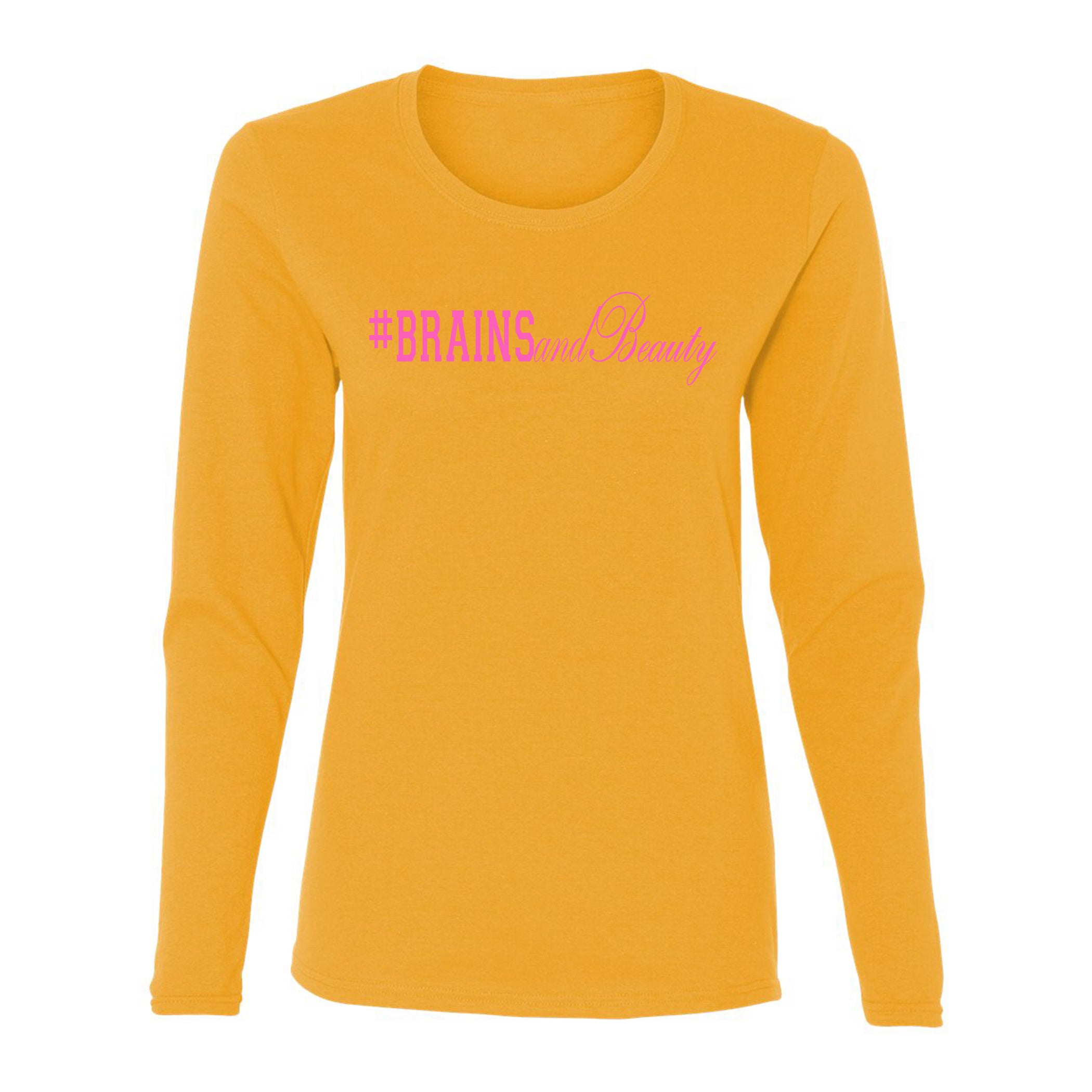 #BrainsandBeauty long sleeve tee 📚💅🏾
