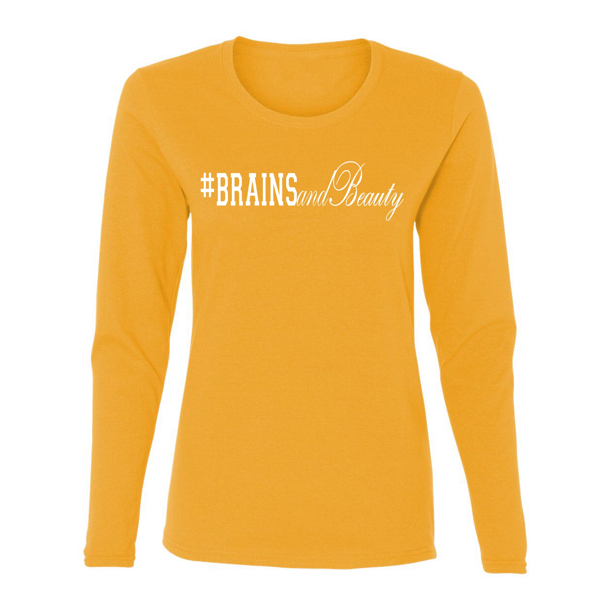 #BrainsandBeauty long sleeve tee 📚💅🏾