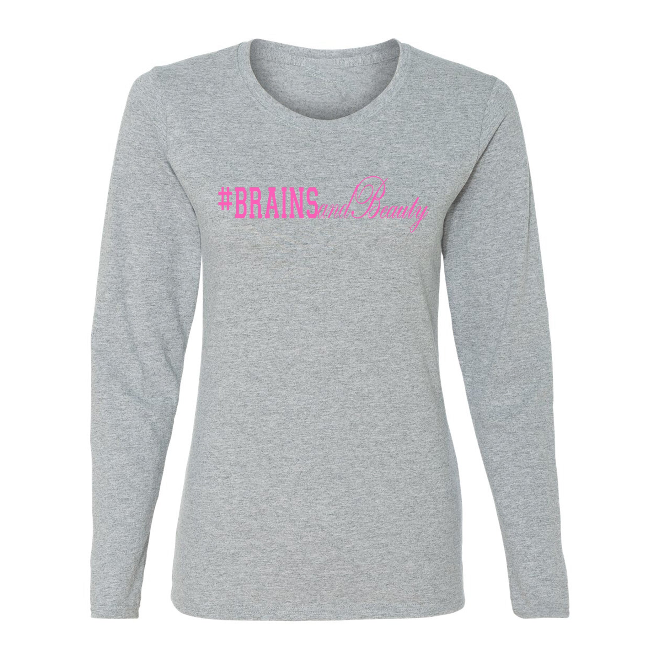 #BrainsandBeauty long sleeve tee 📚💅🏾