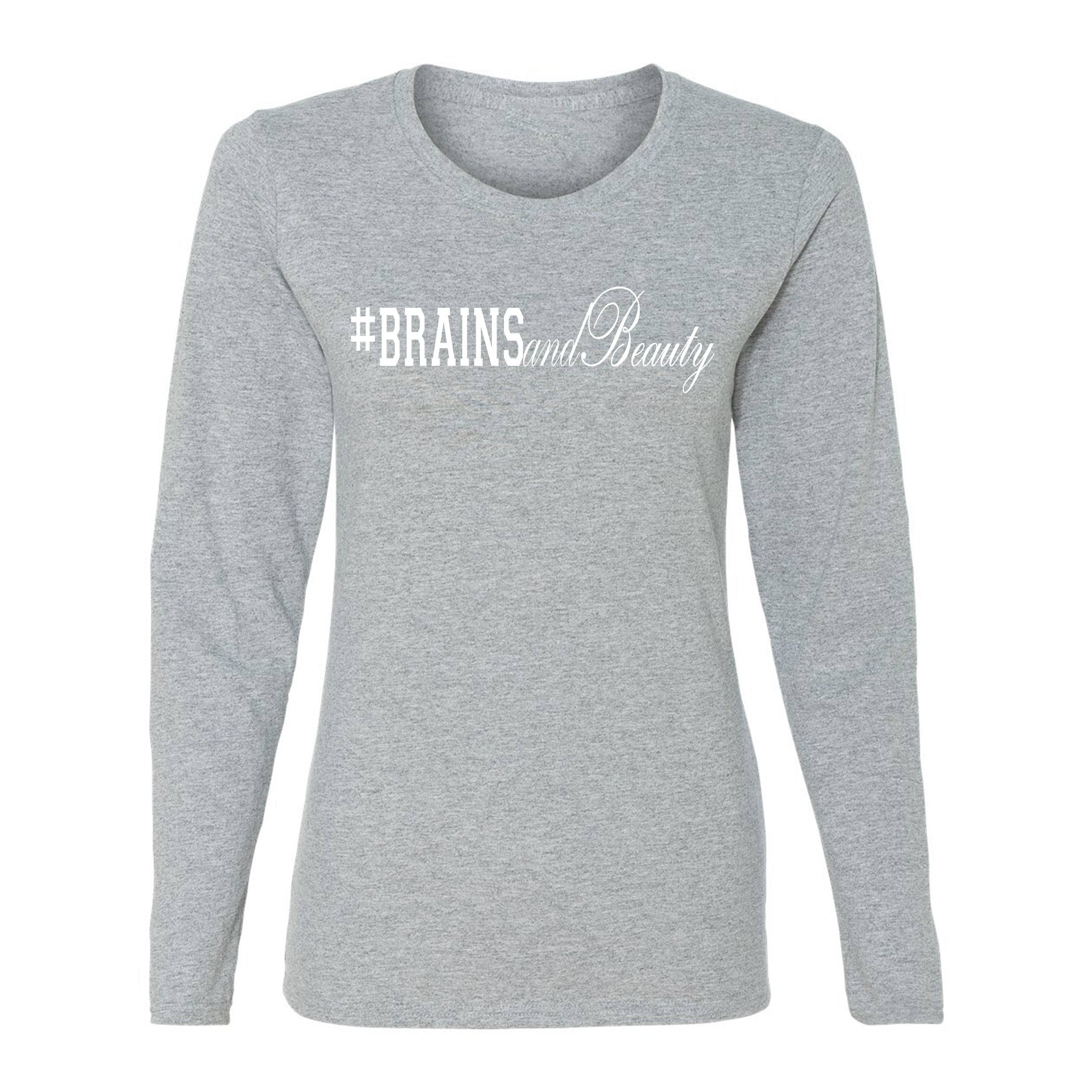 #BrainsandBeauty long sleeve tee 📚💅🏾