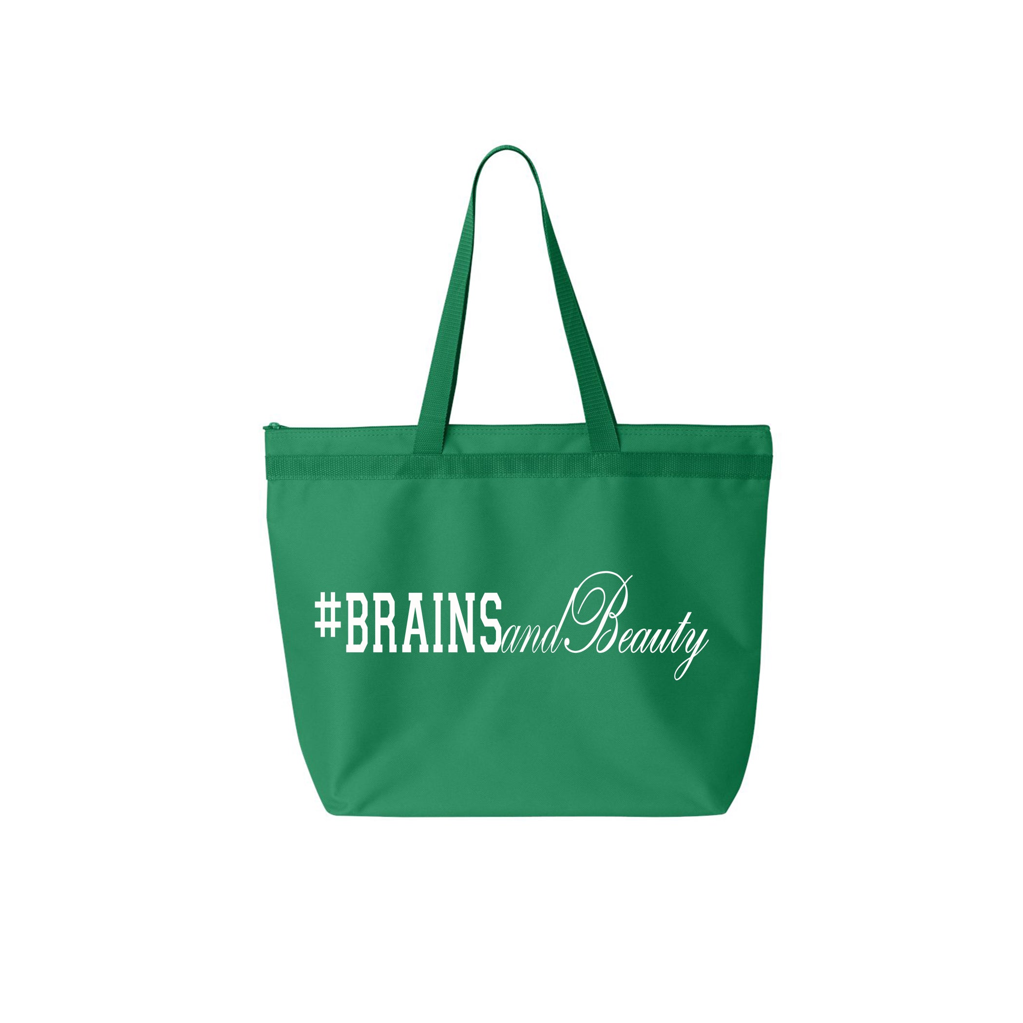 #BrainsandBeauty 📚💅🏾large tote