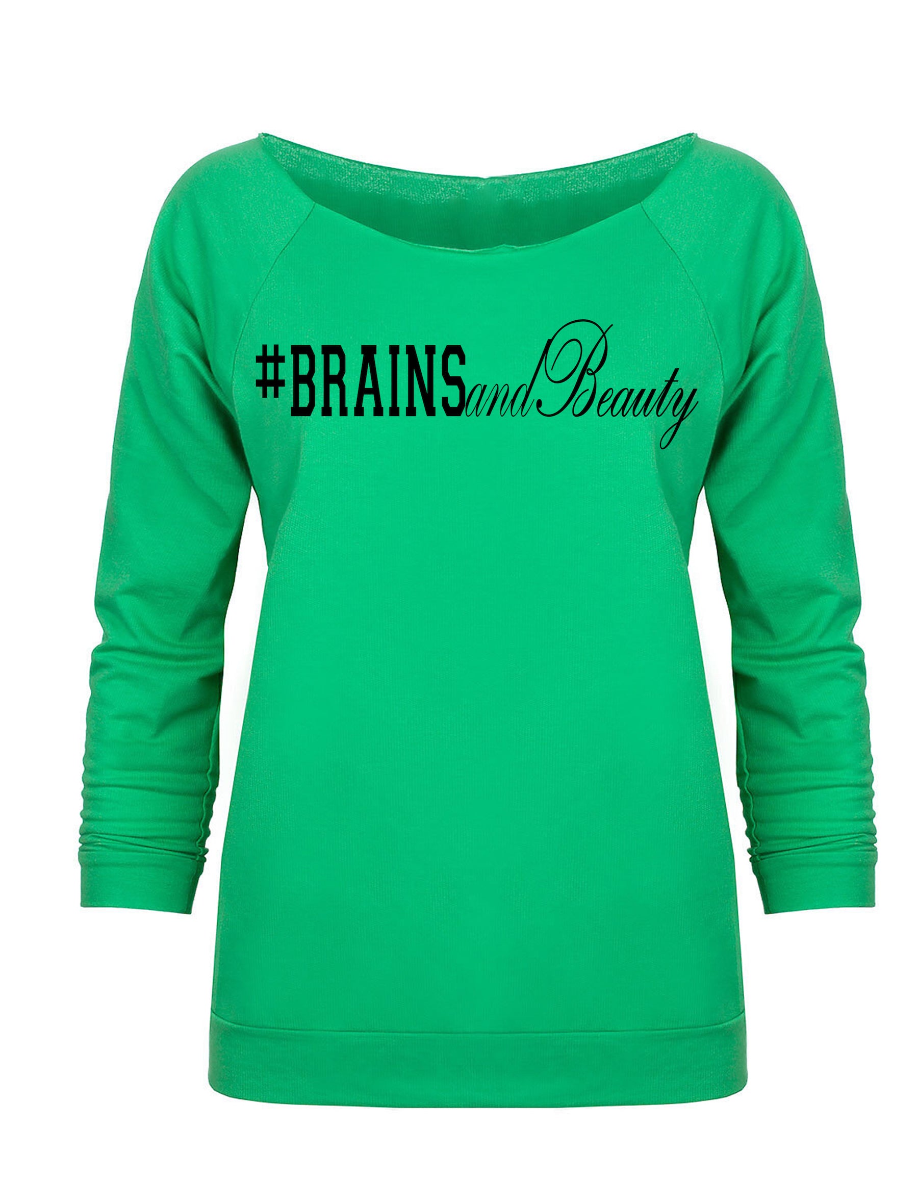 #BrainsandBeauty 📚💅🏾looseneck raglan
