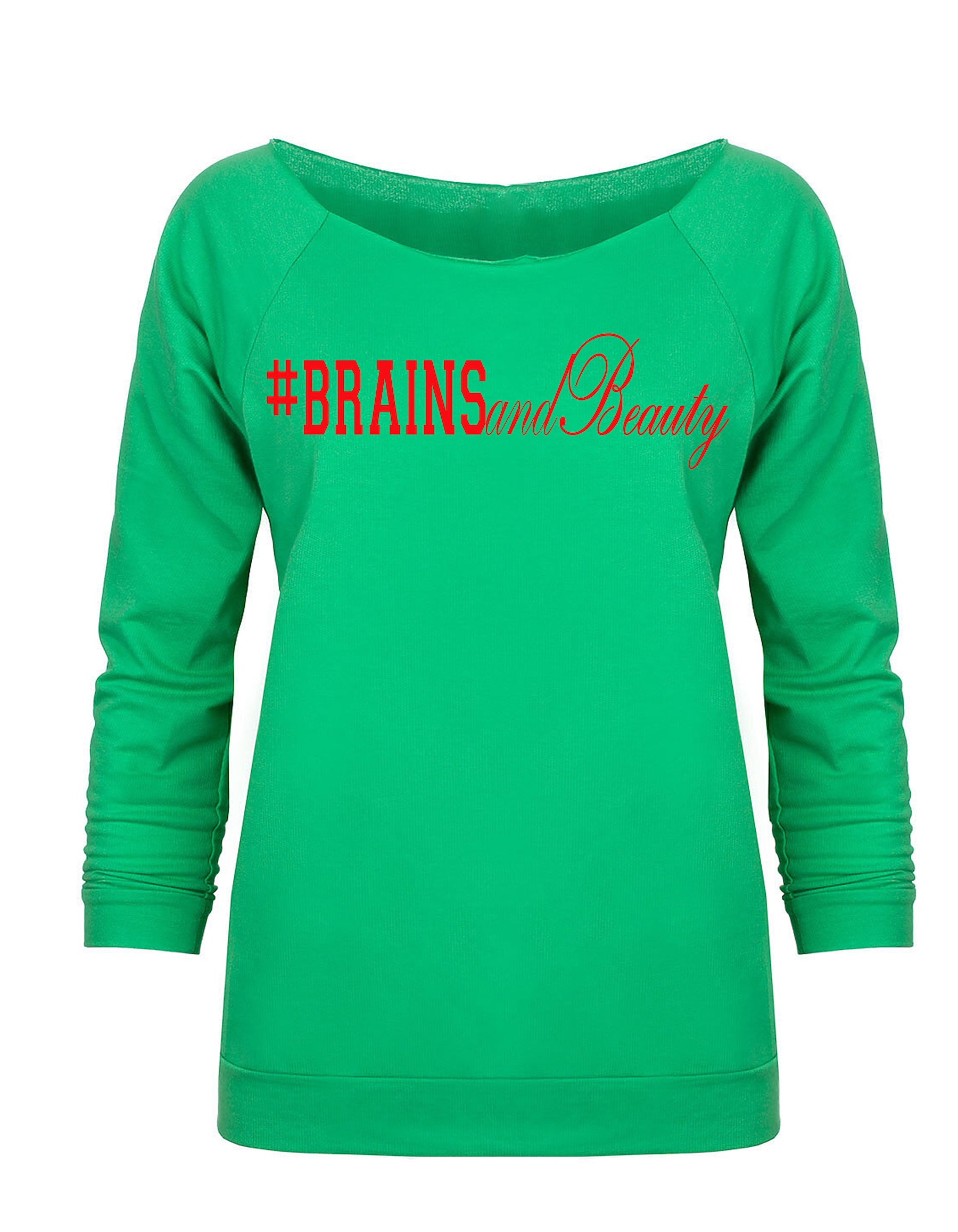 #BrainsandBeauty 📚💅🏾looseneck raglan