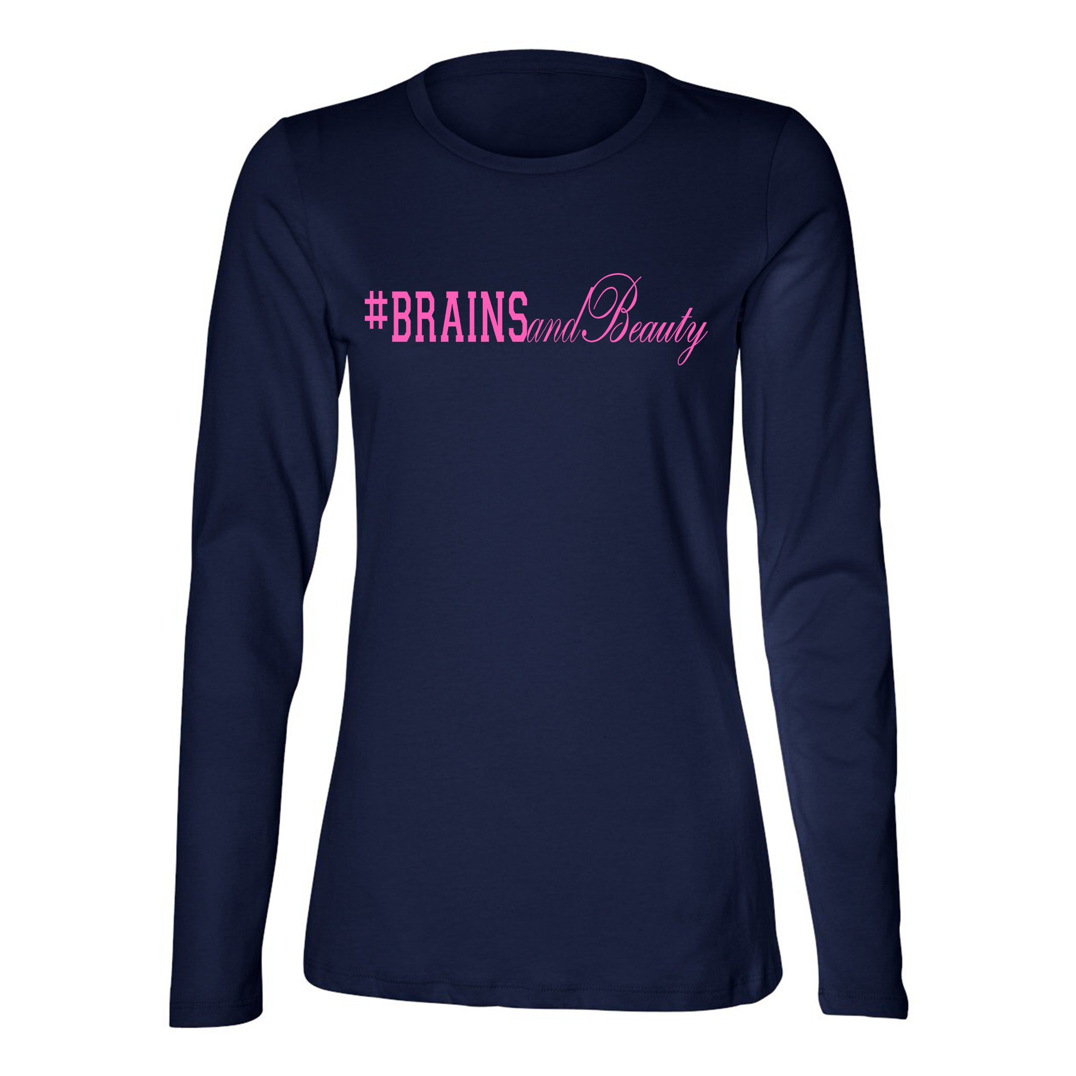 #BrainsandBeauty long sleeve tee 📚💅🏾