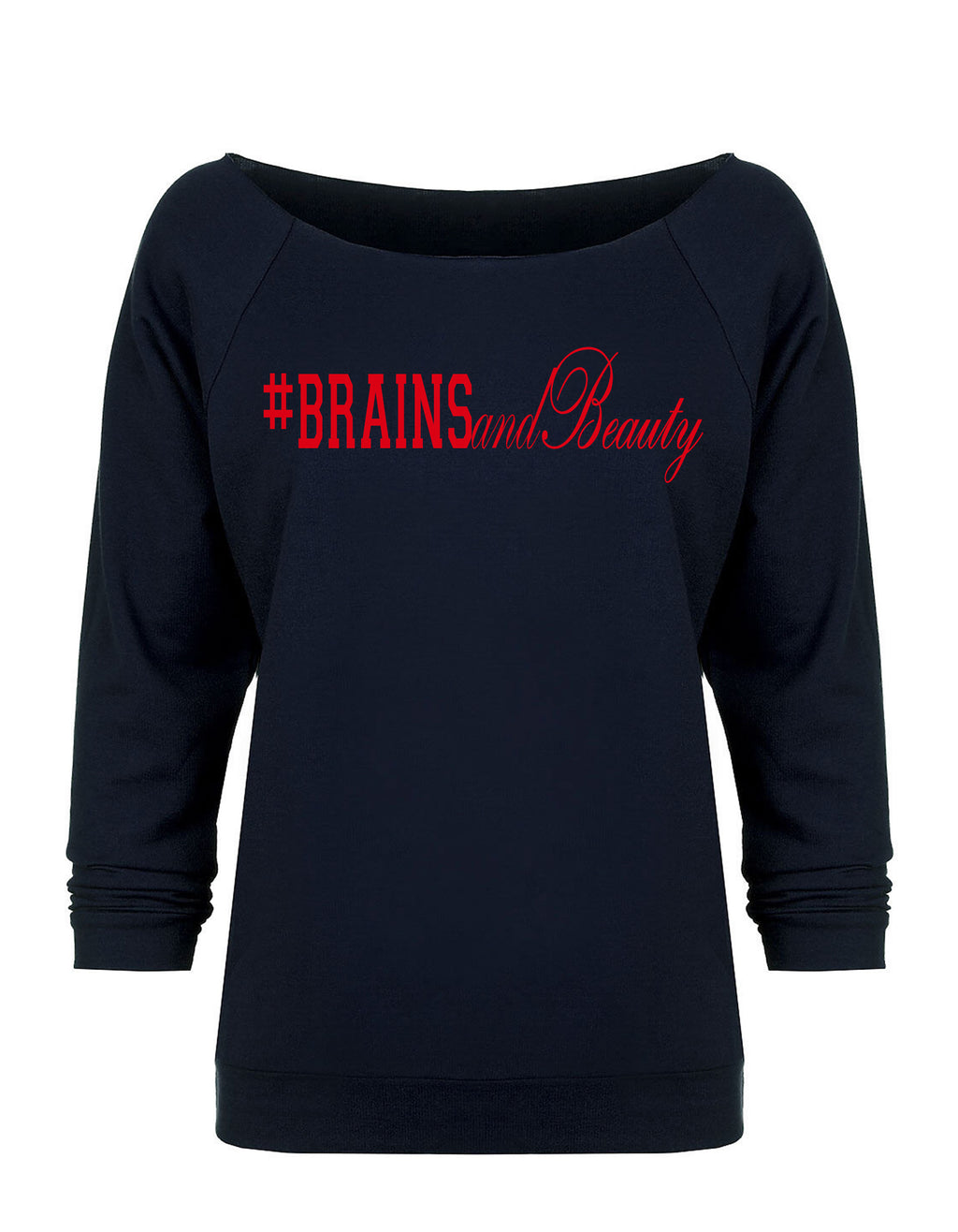 #BrainsandBeauty 📚💅🏾looseneck raglan