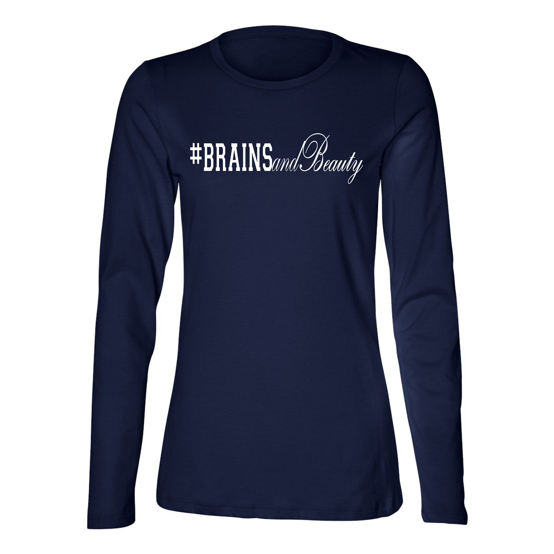 #BrainsandBeauty long sleeve tee 📚💅🏾