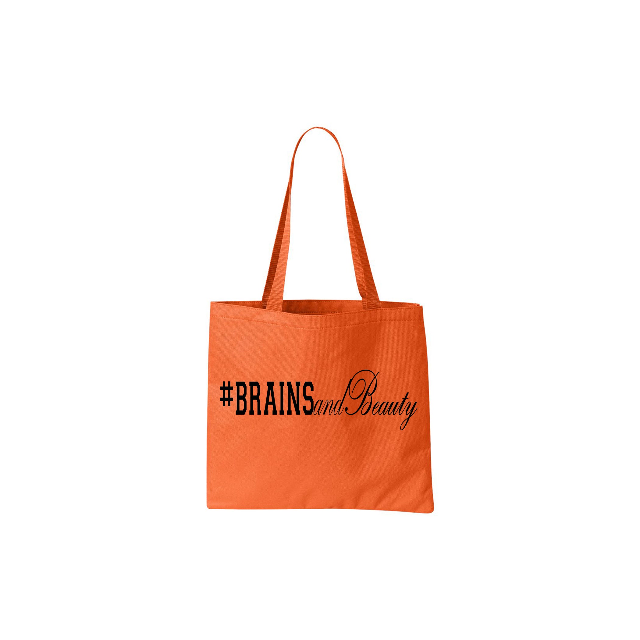#BrainsandBeauty 📚💅🏾tote bag