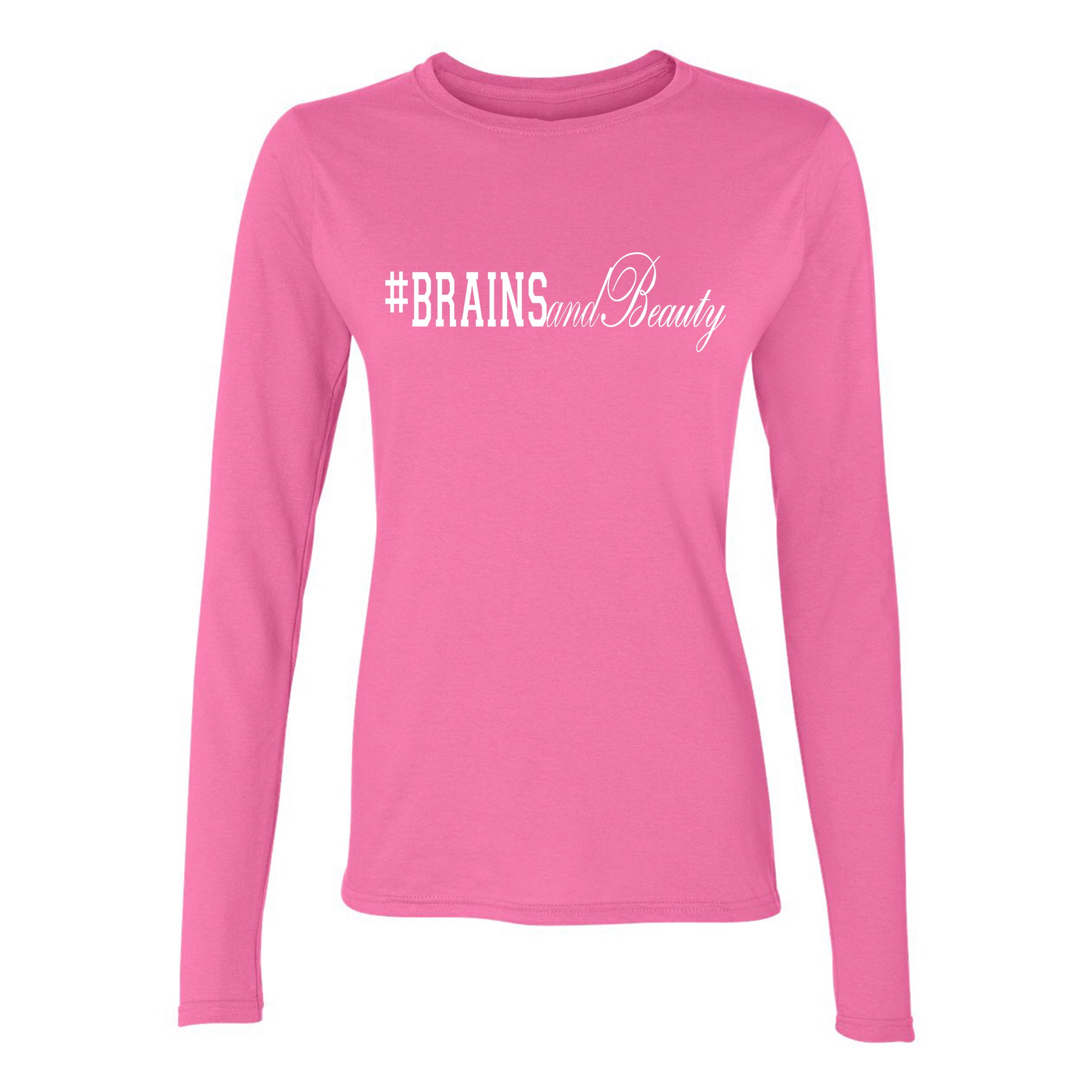 #BrainsandBeauty long sleeve tee 📚💅🏾
