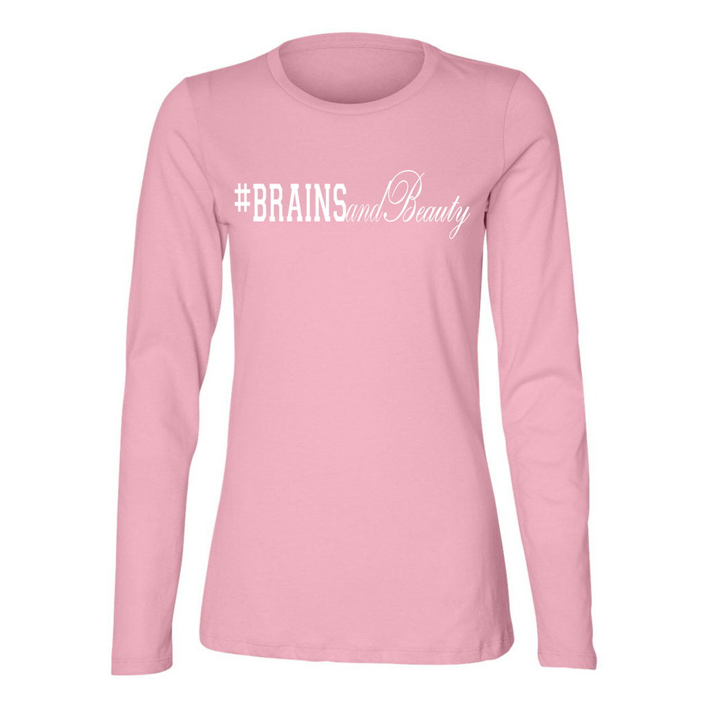 #BrainsandBeauty long sleeve tee 📚💅🏾