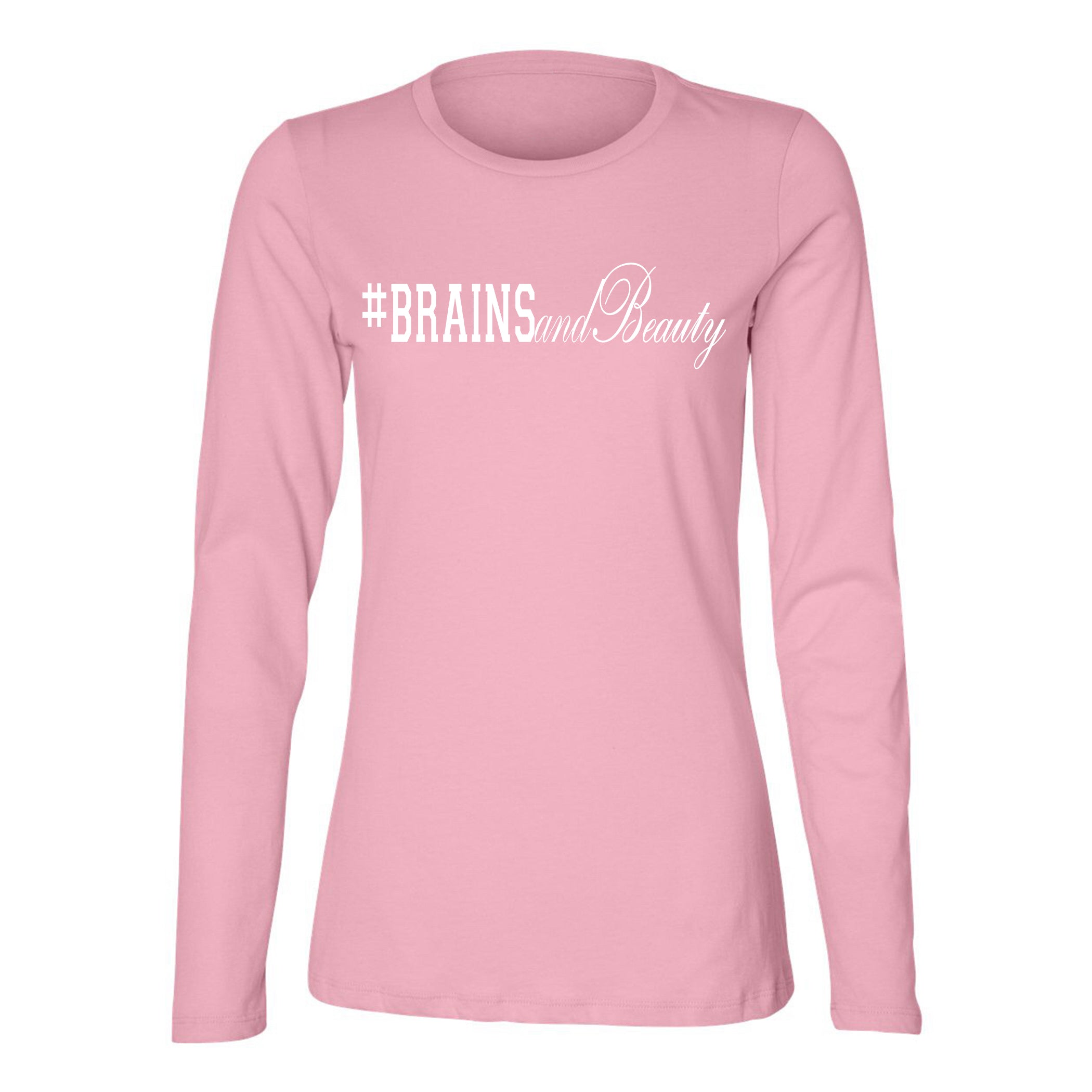 #BrainsandBeauty long sleeve tee 📚💅🏾