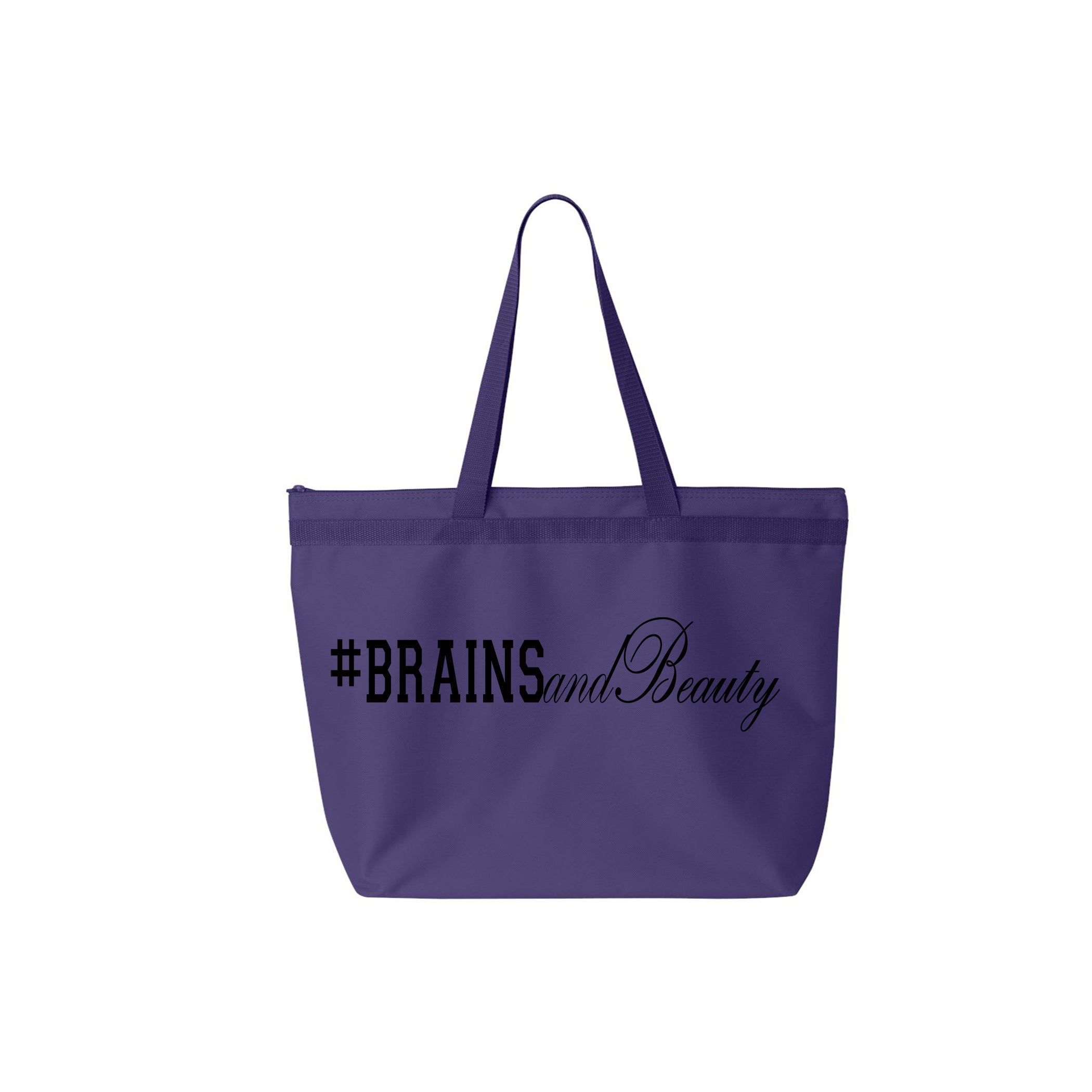 #BrainsandBeauty 📚💅🏾large tote