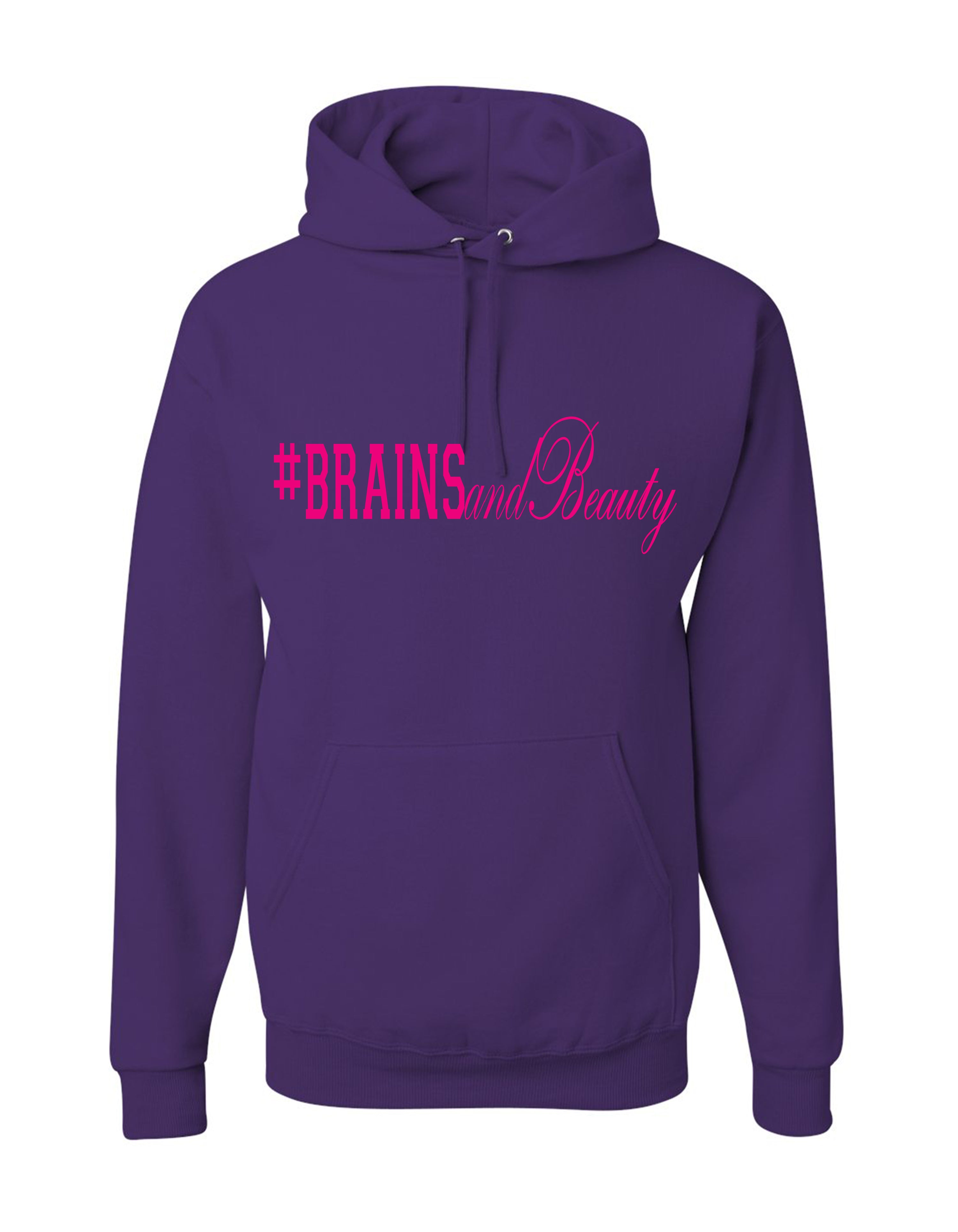 #BrainsandBeauty hoodies 📚💅🏾