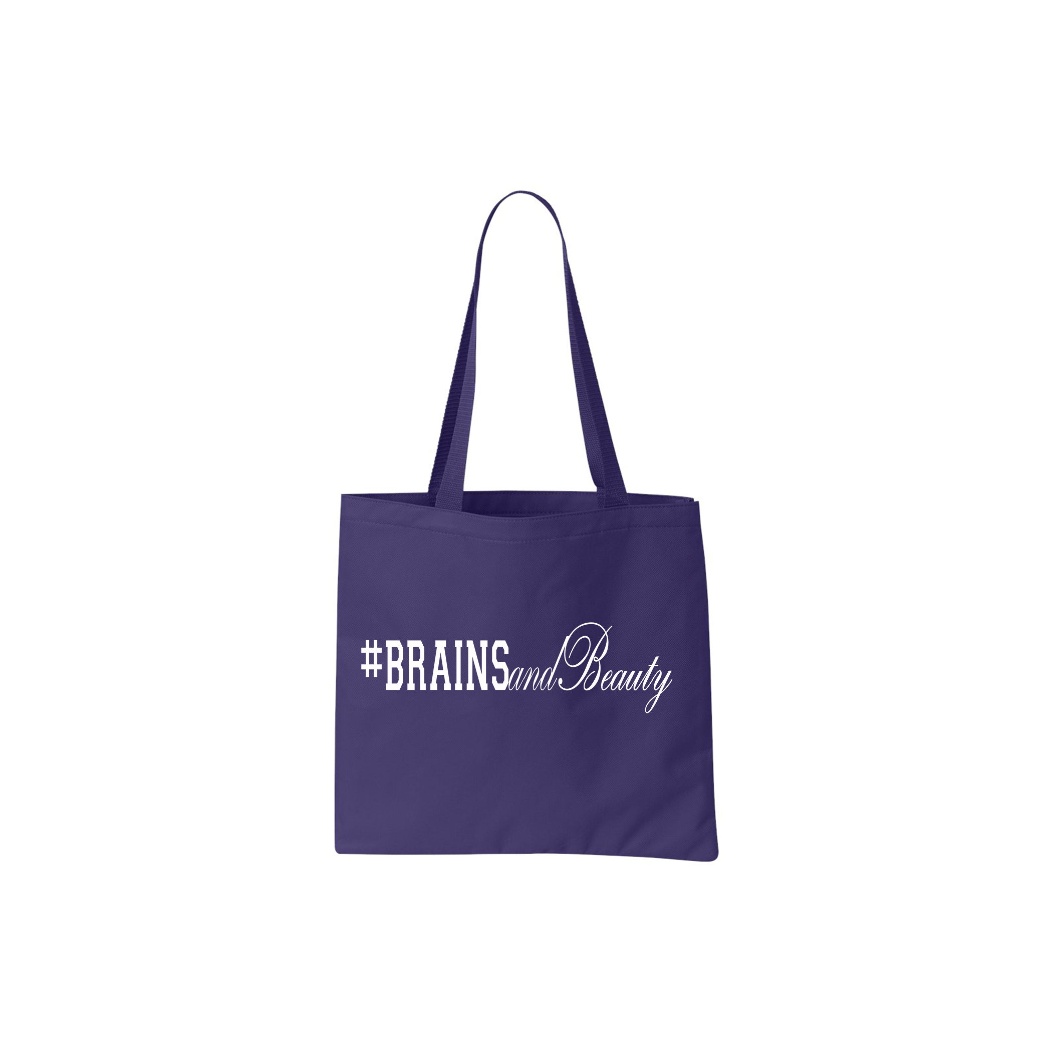 #BrainsandBeauty 📚💅🏾tote bag