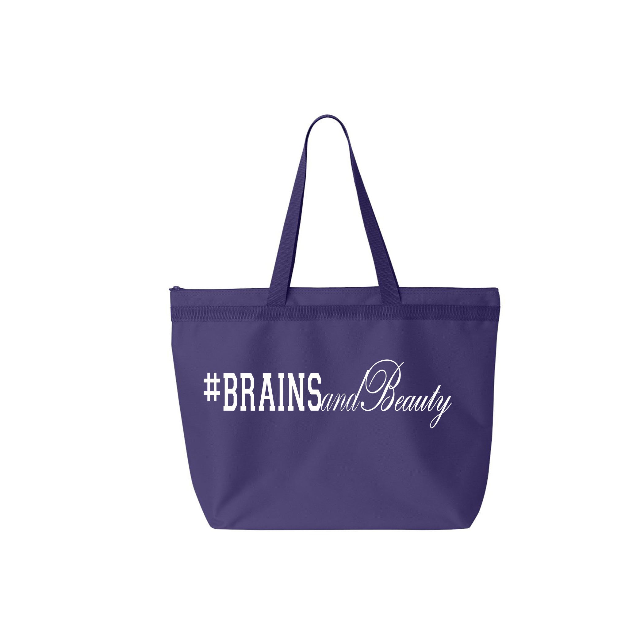 #BrainsandBeauty 📚💅🏾large tote