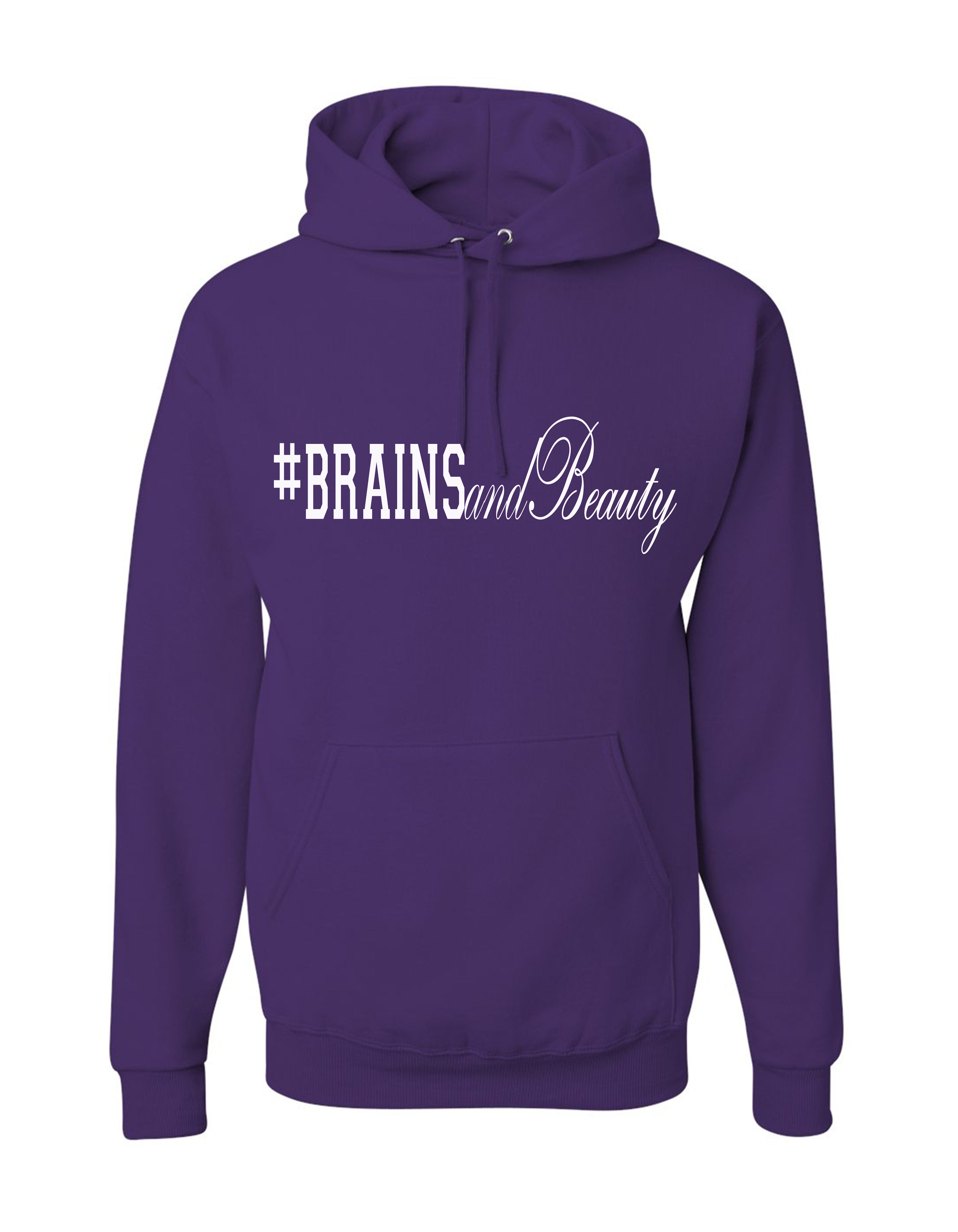 #BrainsandBeauty hoodies 📚💅🏾