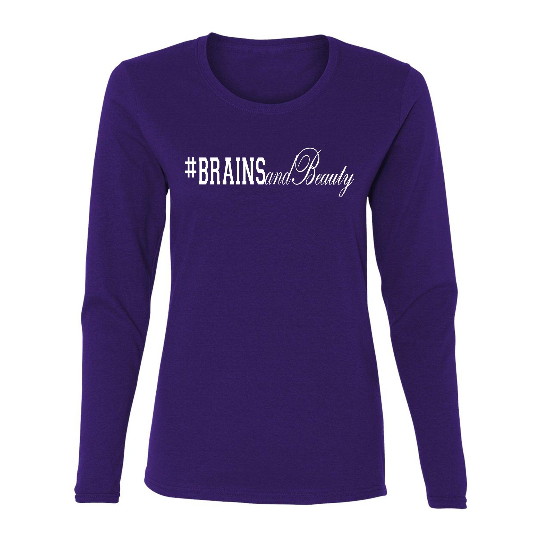 #BrainsandBeauty long sleeve tee 📚💅🏾