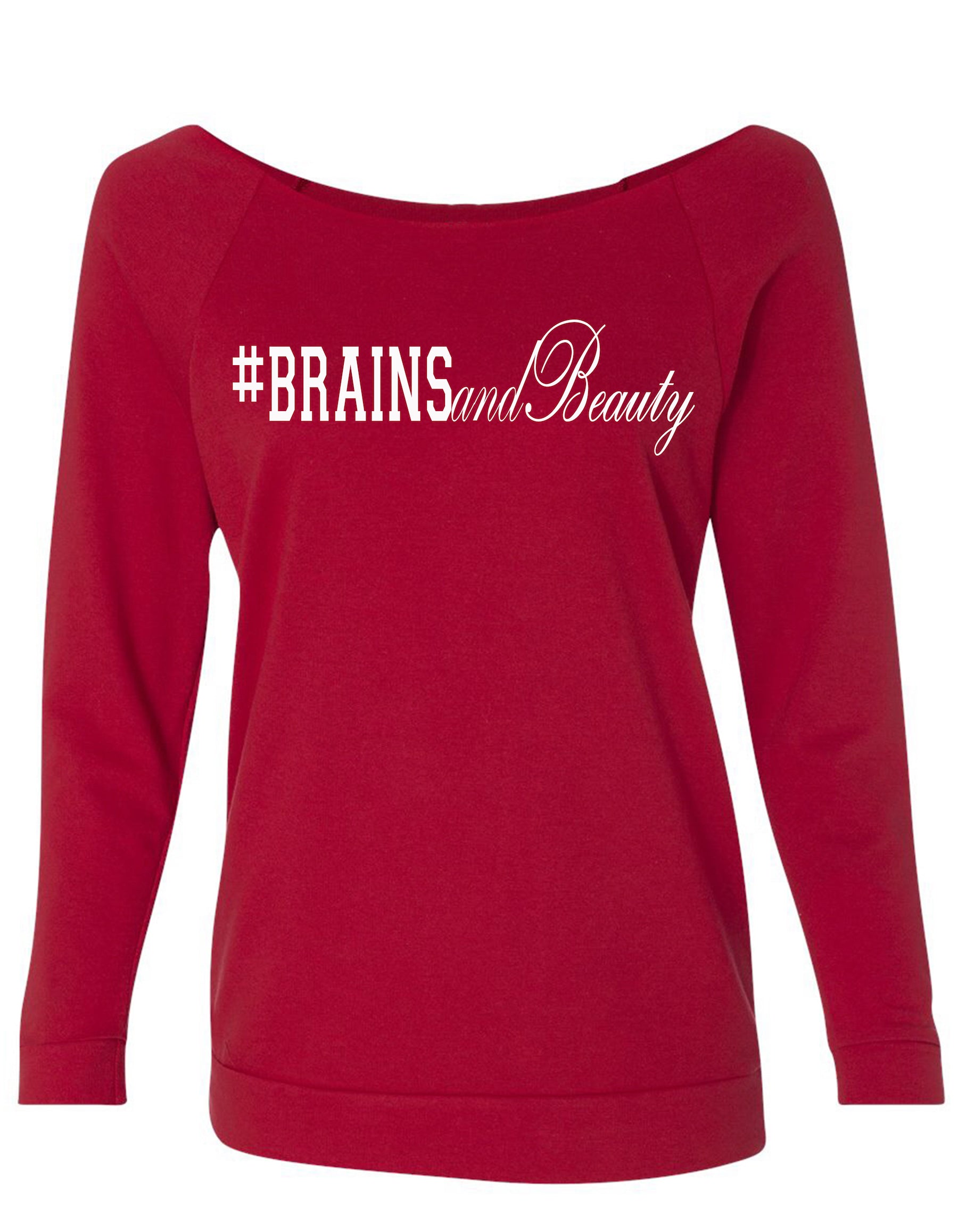 #BrainsandBeauty 📚💅🏾looseneck raglan