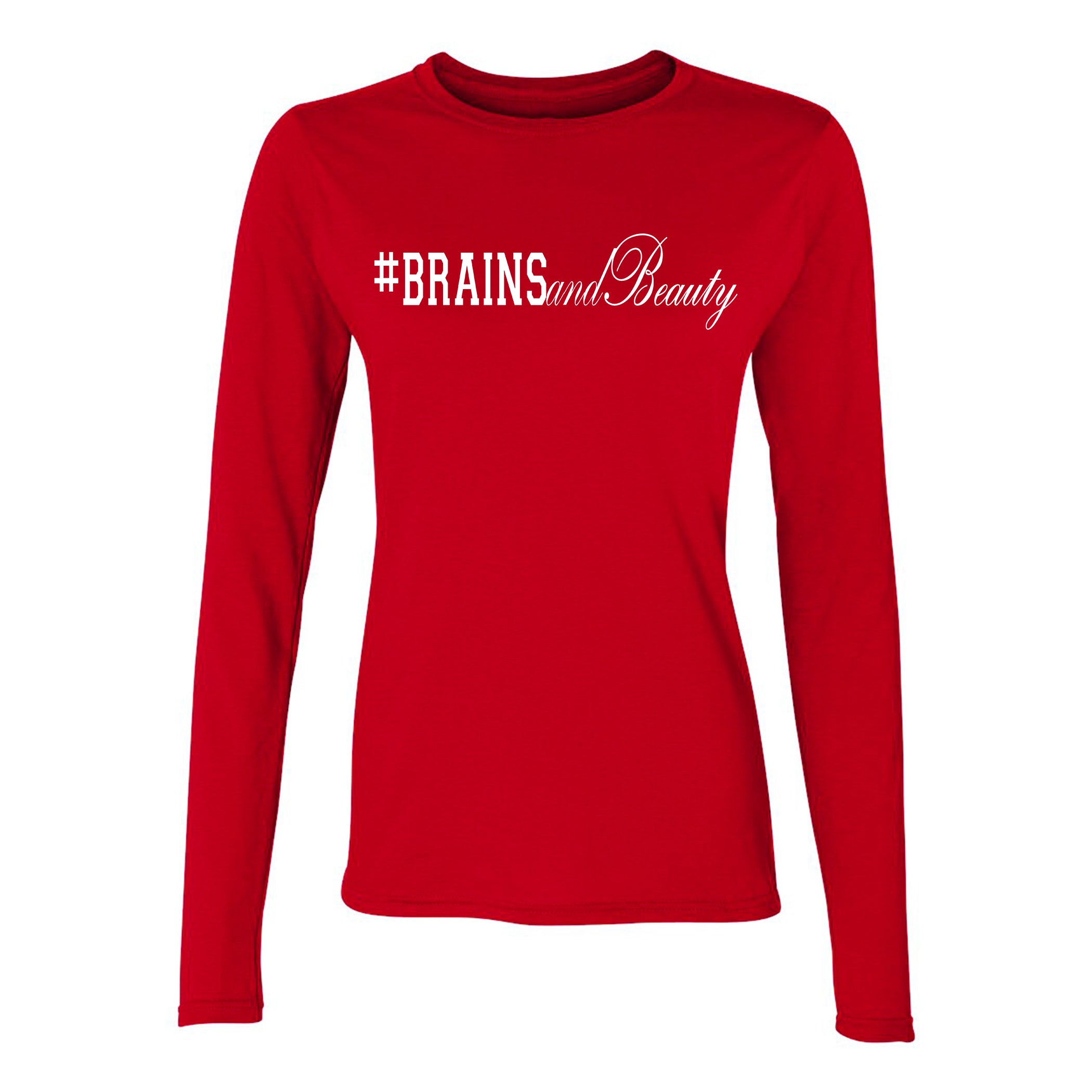 #BrainsandBeauty long sleeve tee 📚💅🏾