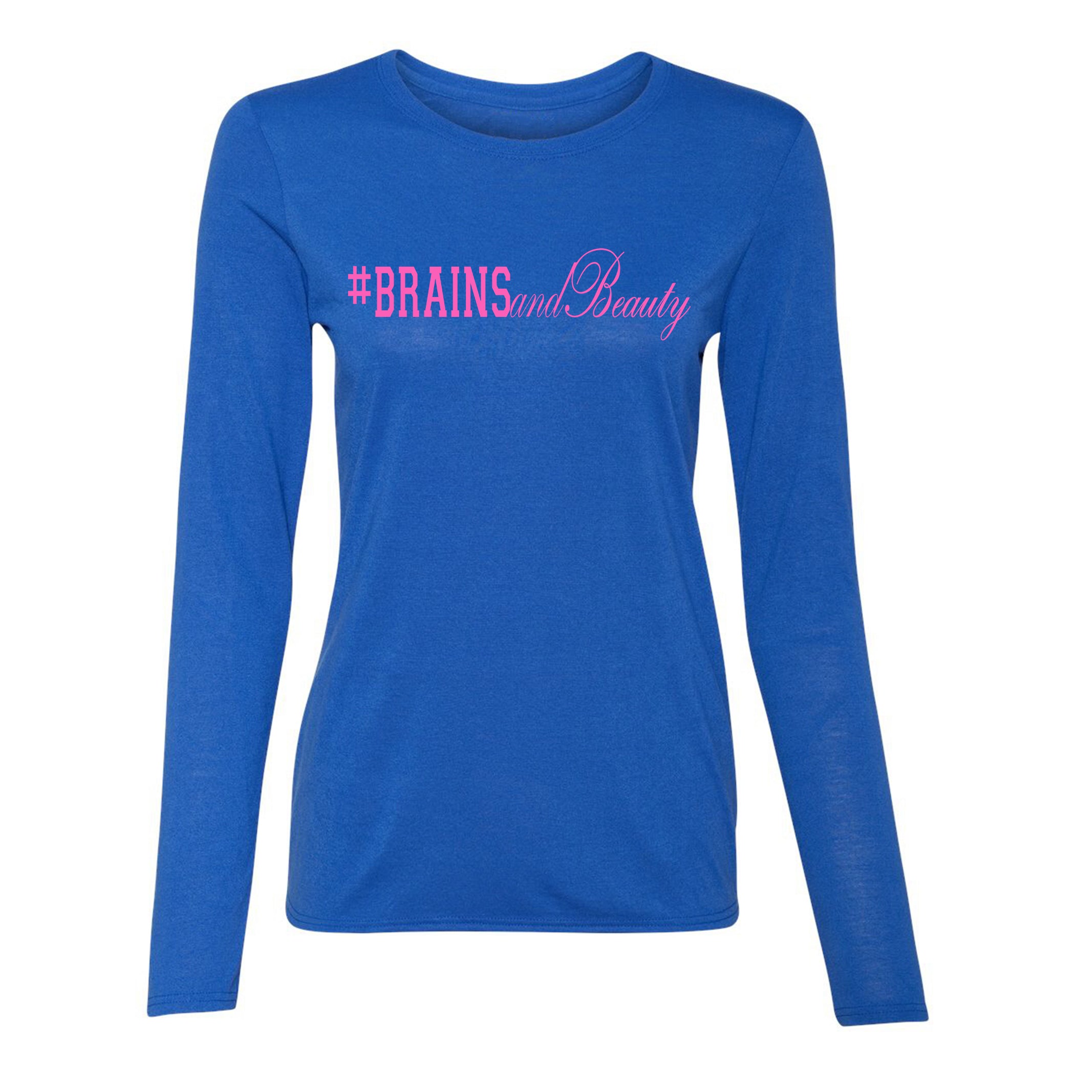 #BrainsandBeauty long sleeve tee 📚💅🏾