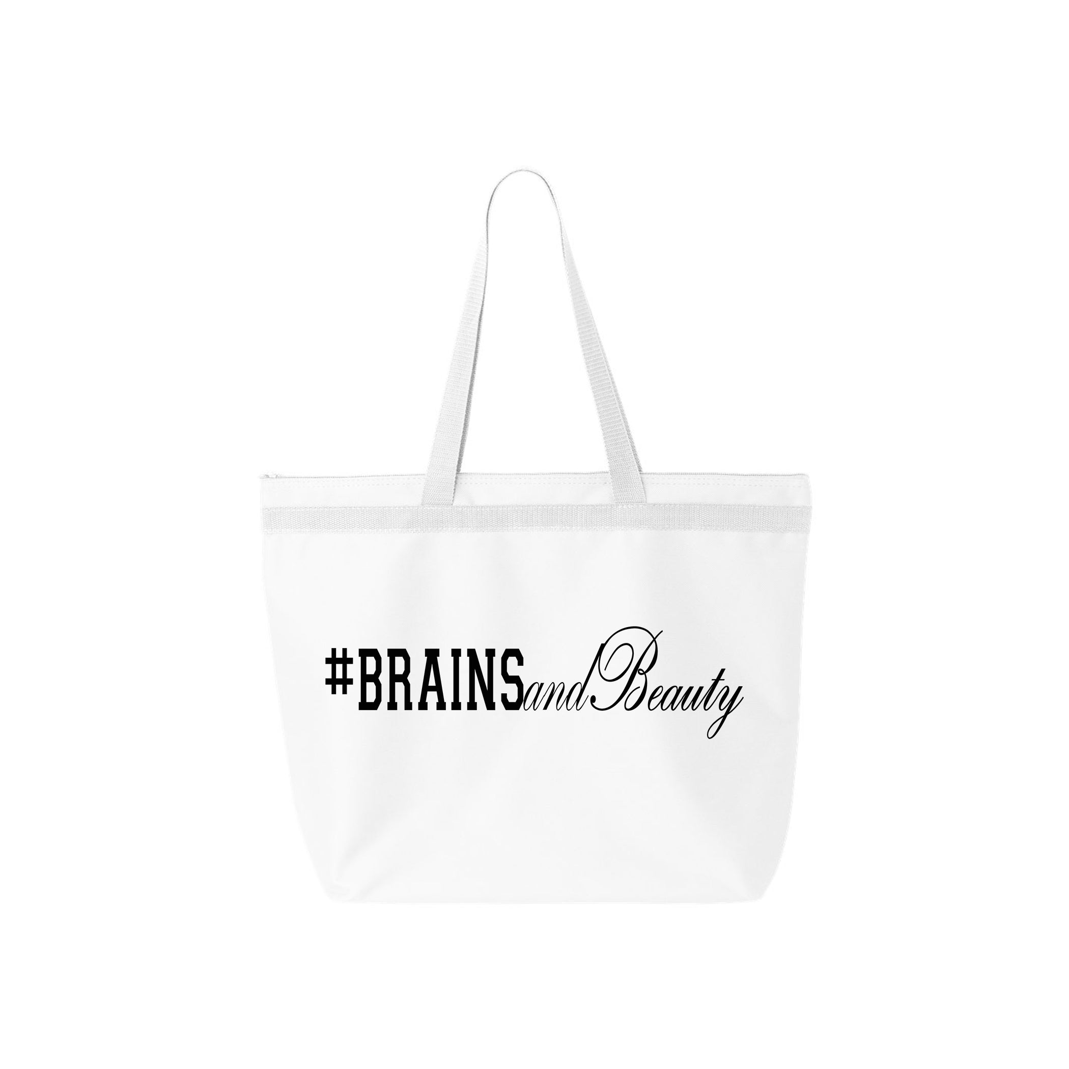 #BrainsandBeauty 📚💅🏾large tote