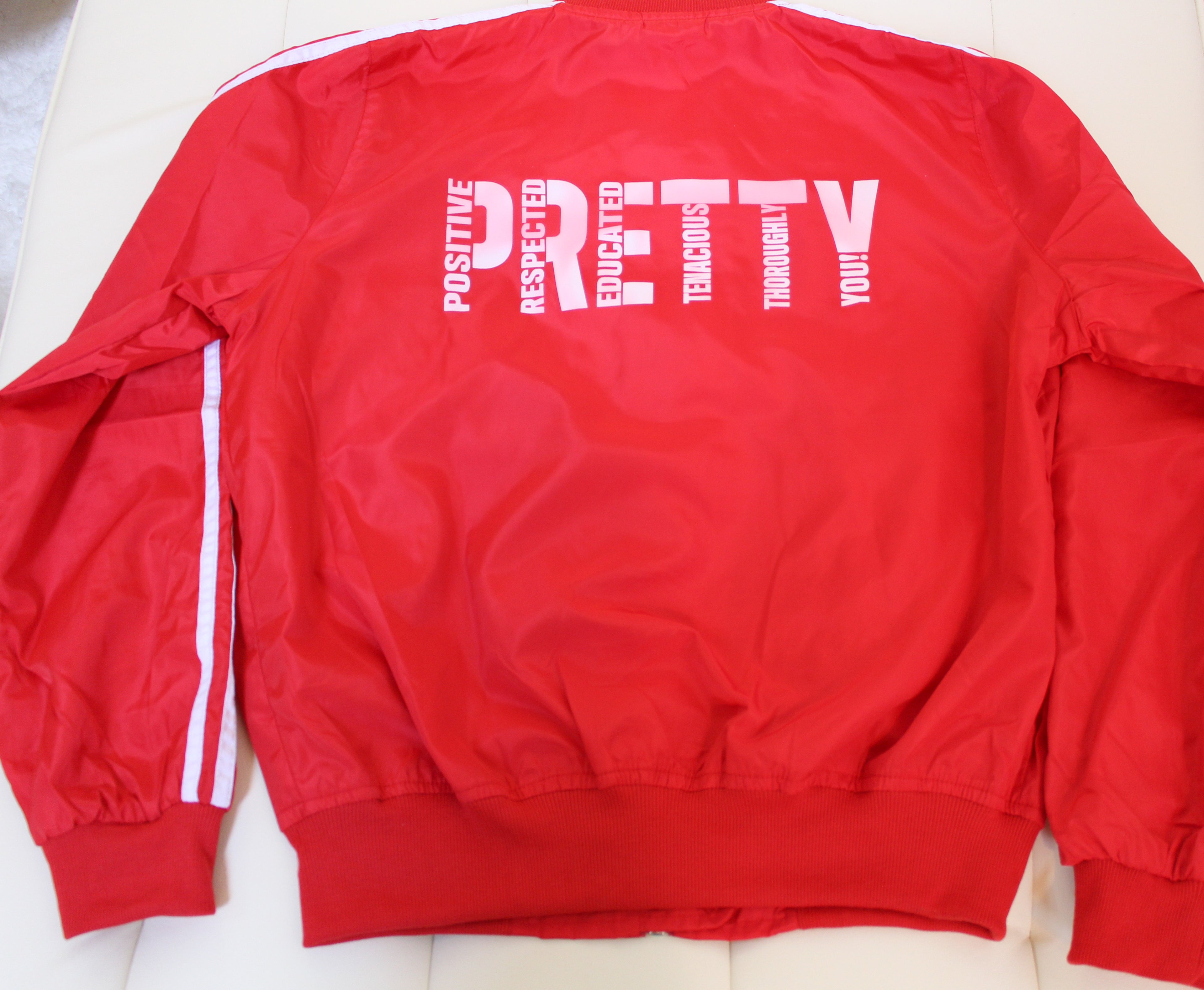 "P.R.E.T.T.Y."  Red Bomber