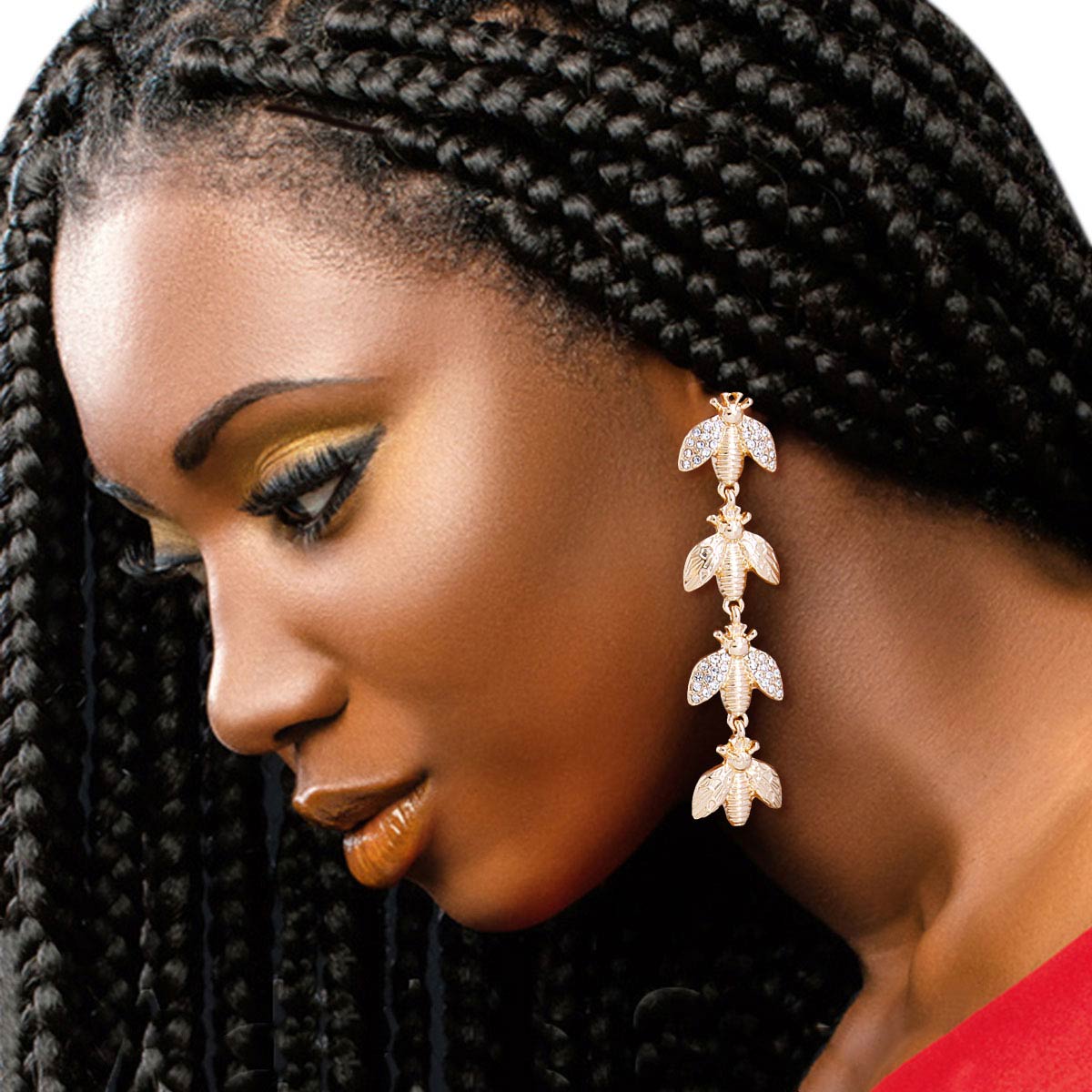 Bee Drop Earrings