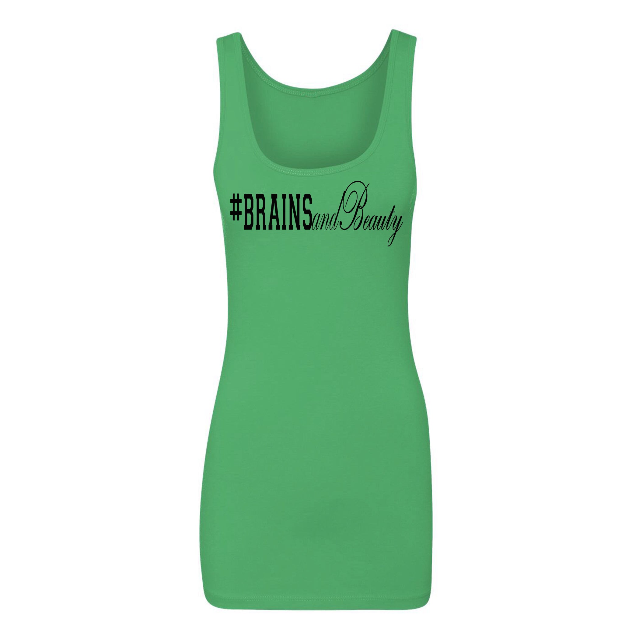 #BrainsandBeauty 📚💅🏾Tank Top