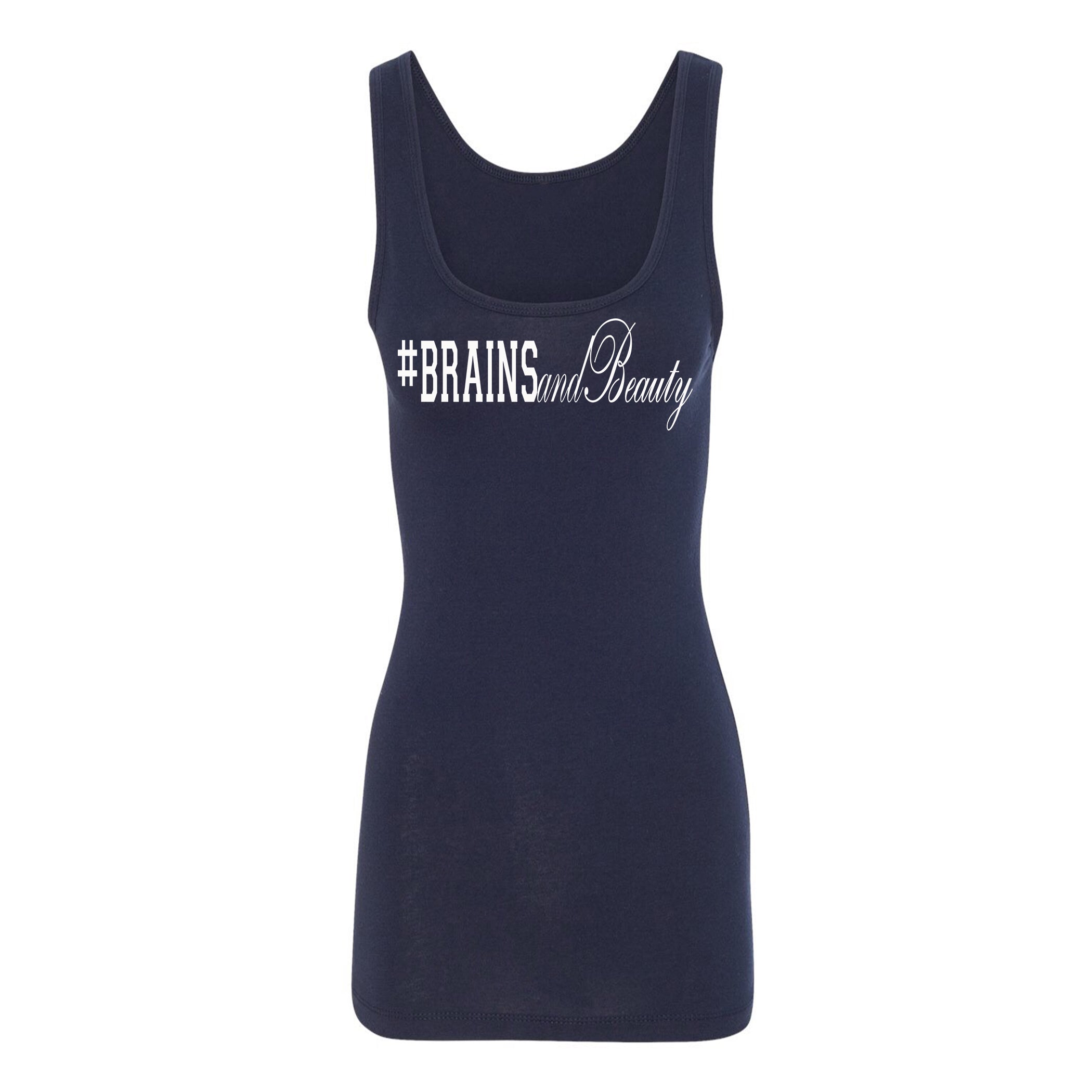 #BrainsandBeauty 📚💅🏾Tank Top