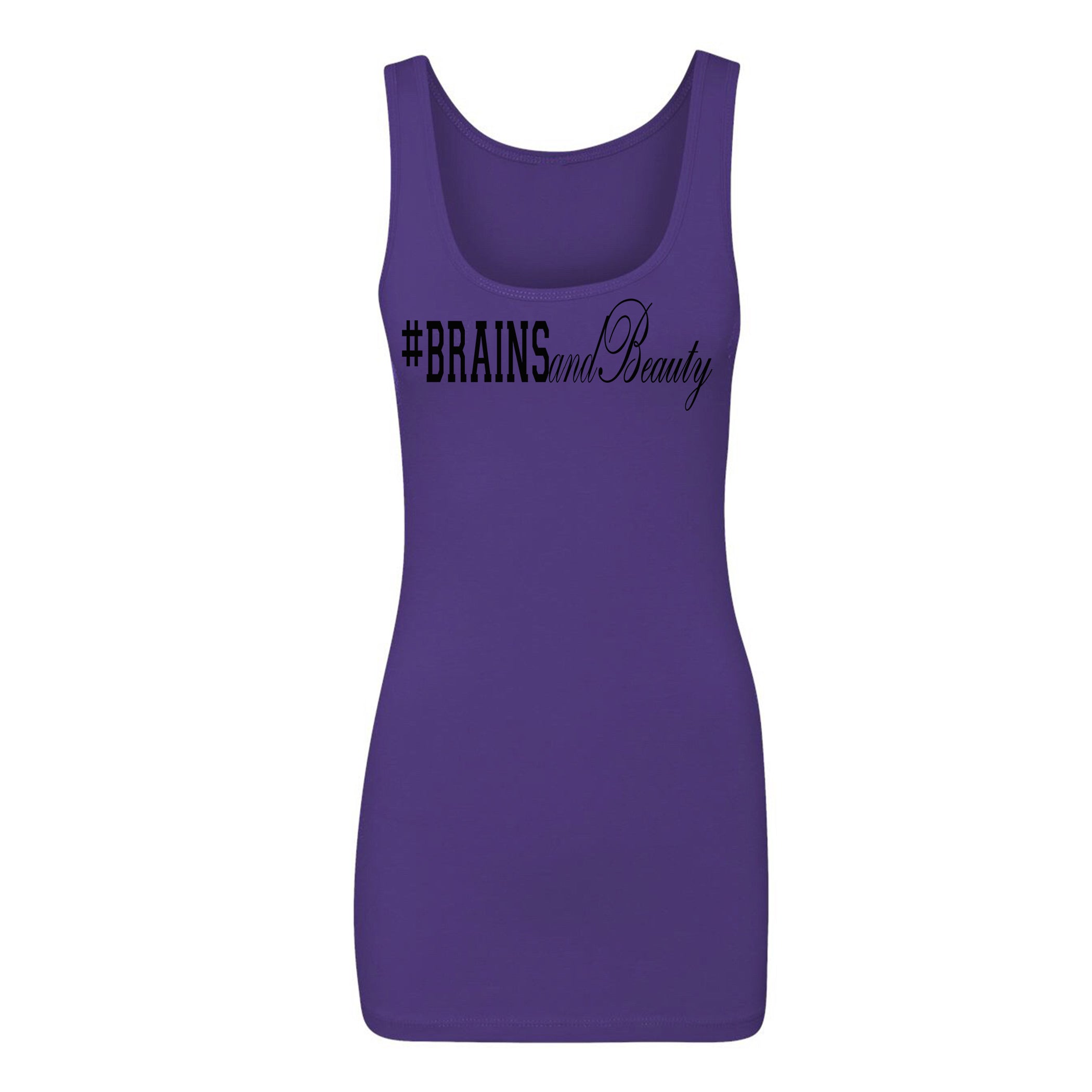#BrainsandBeauty 📚💅🏾Tank Top