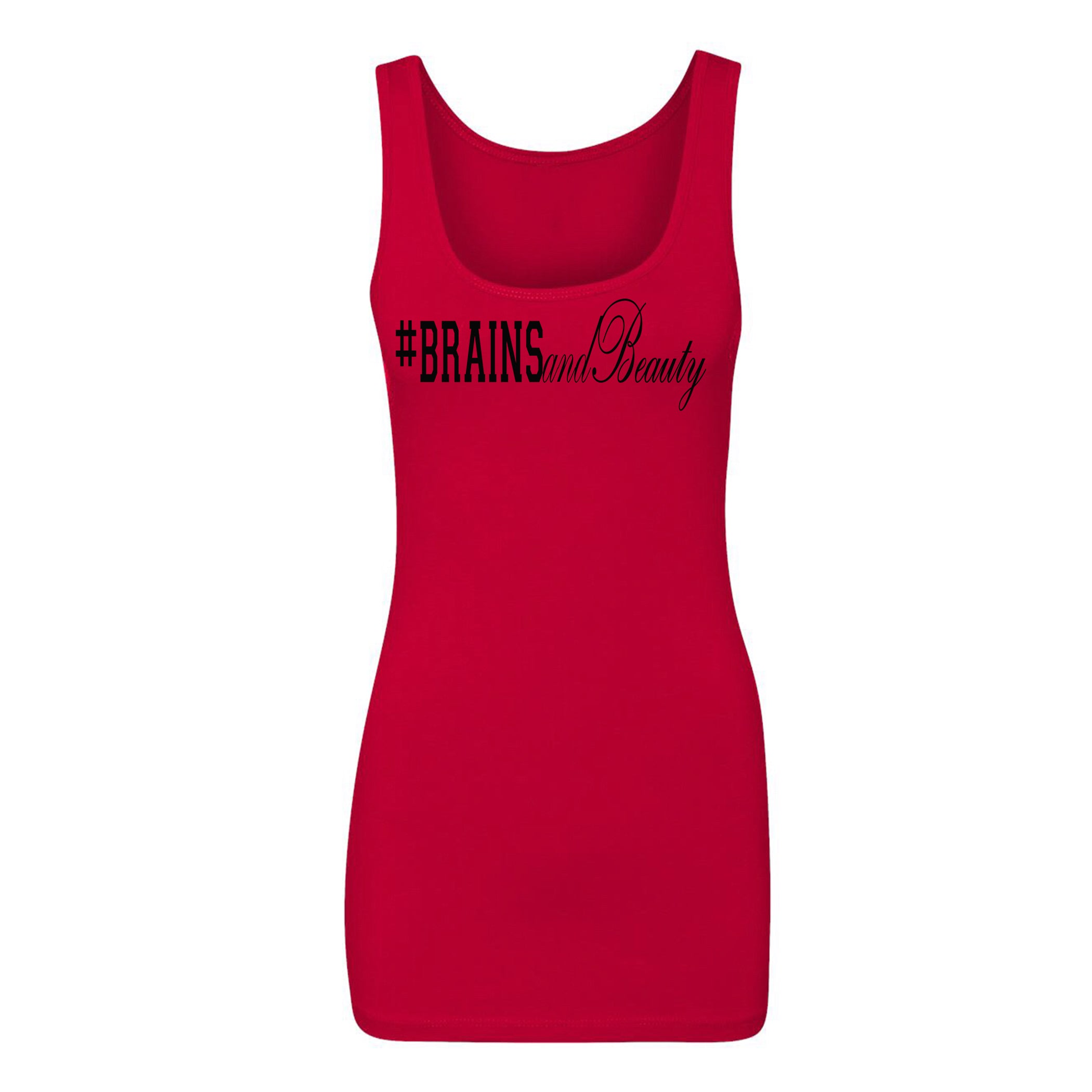#BrainsandBeauty 📚💅🏾Tank Top