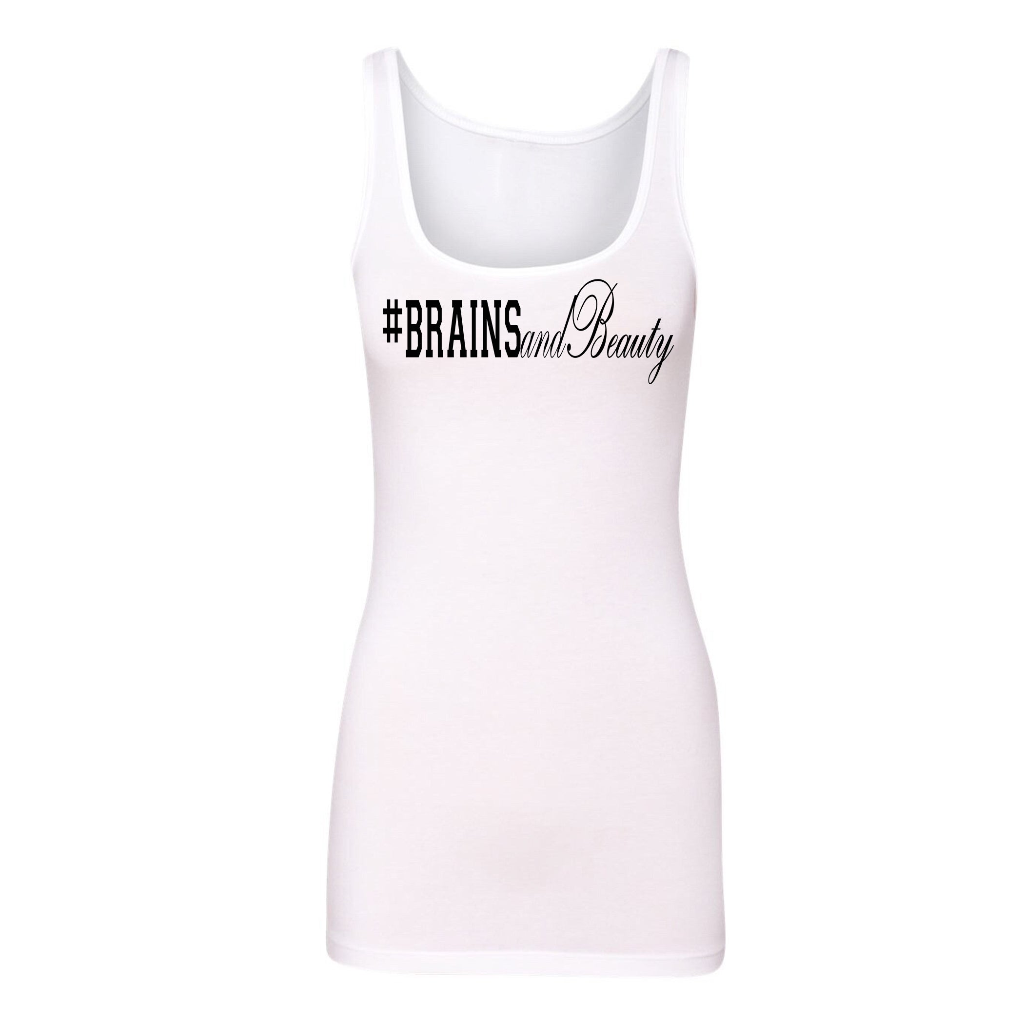 #BrainsandBeauty 📚💅🏾Tank Top