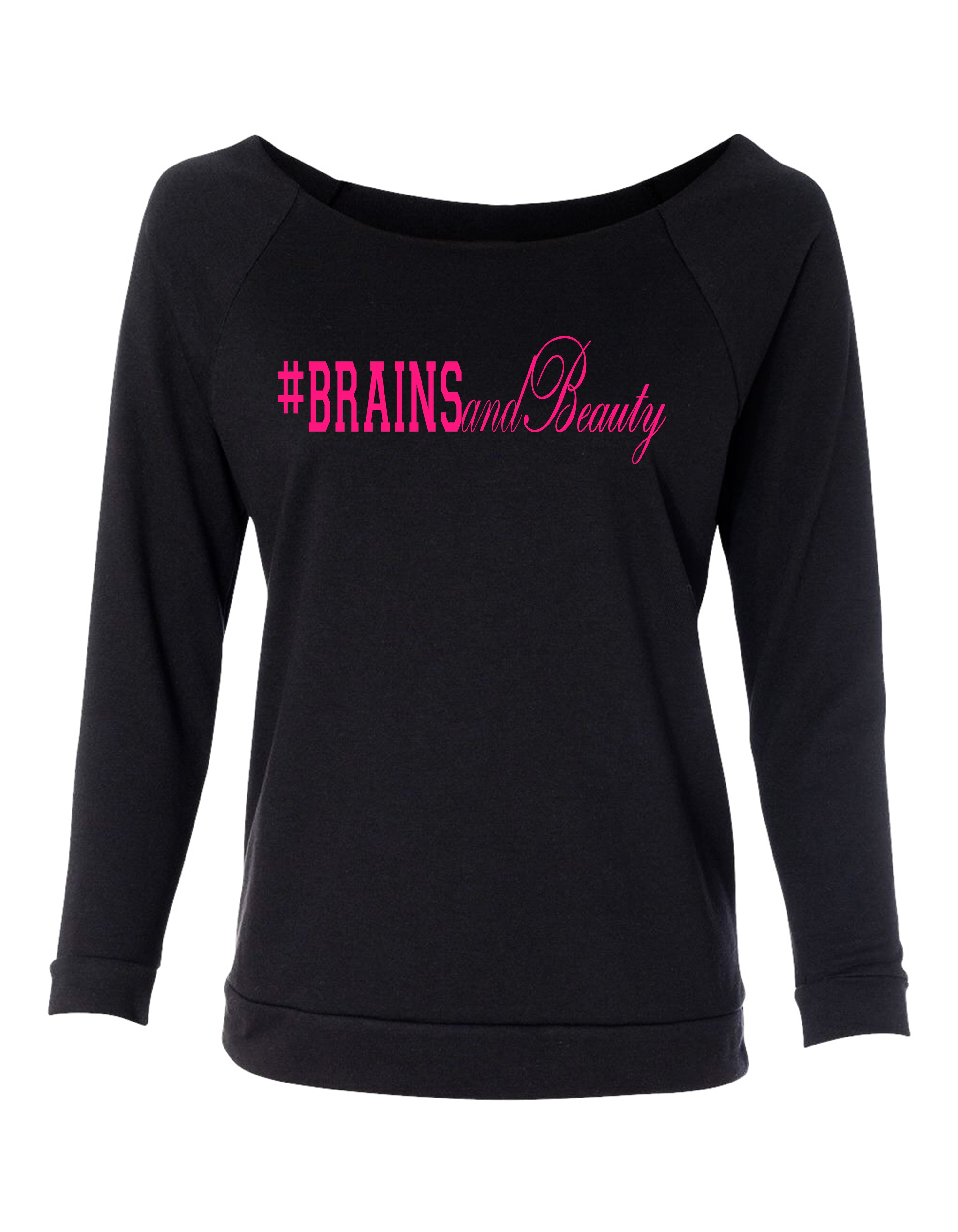 #BrainsandBeauty 📚💅🏾looseneck raglan