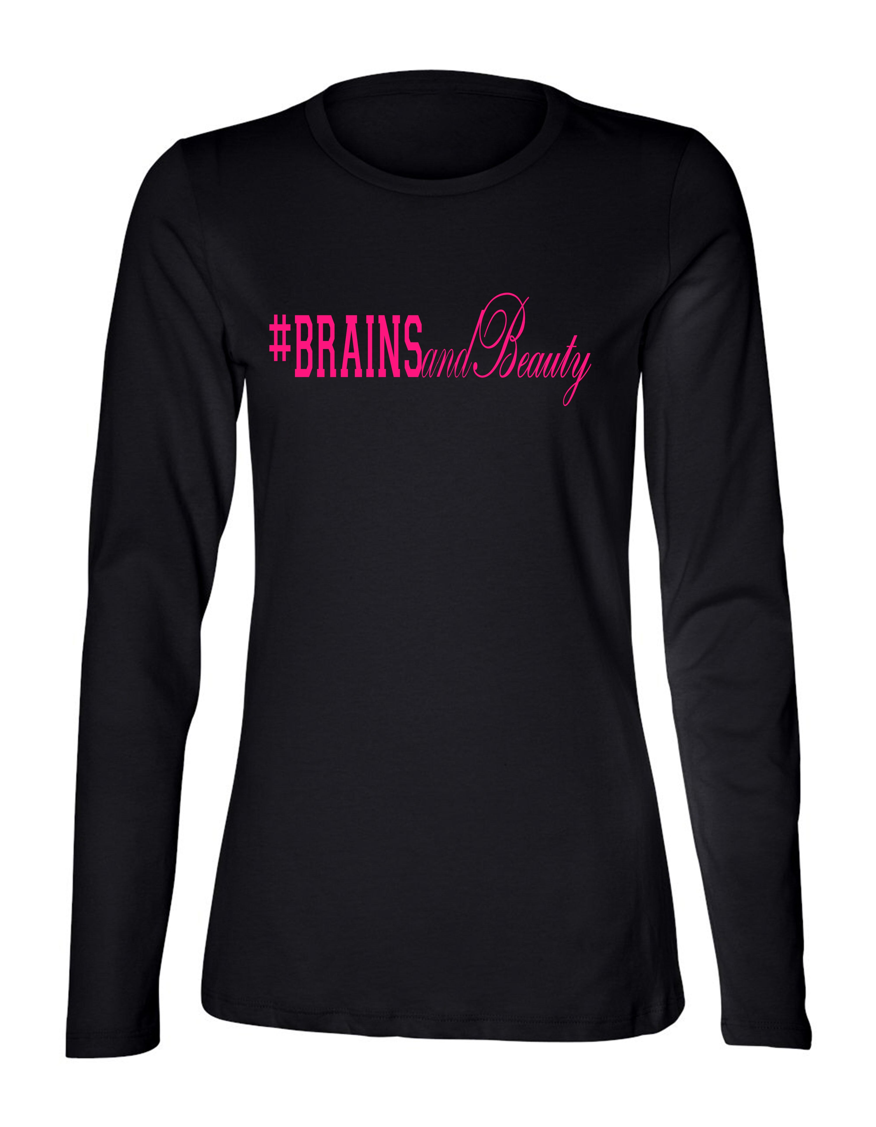 #BrainsandBeauty Tee 📚💅🏾