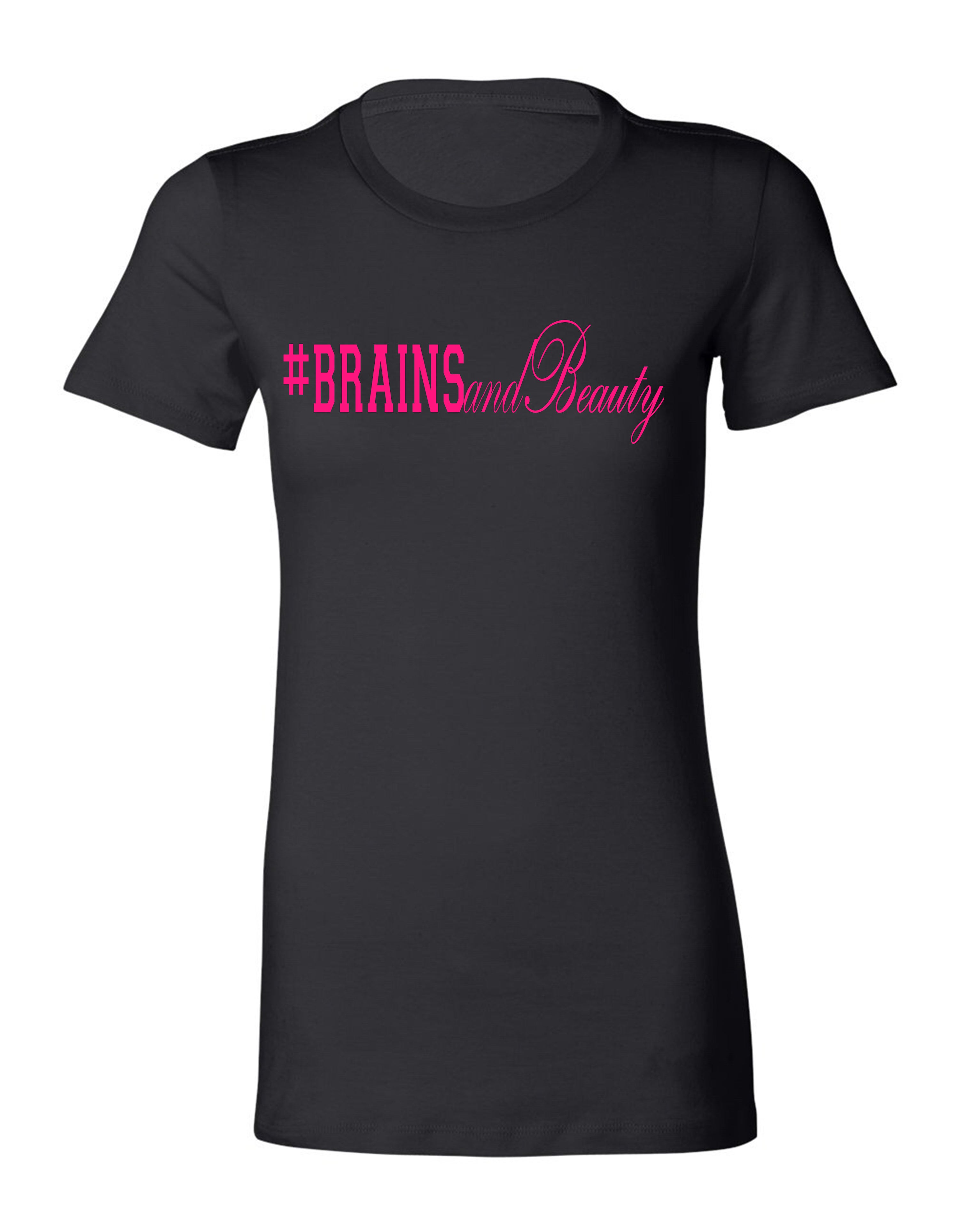 #BrainsandBeauty Tee 📚💅🏾