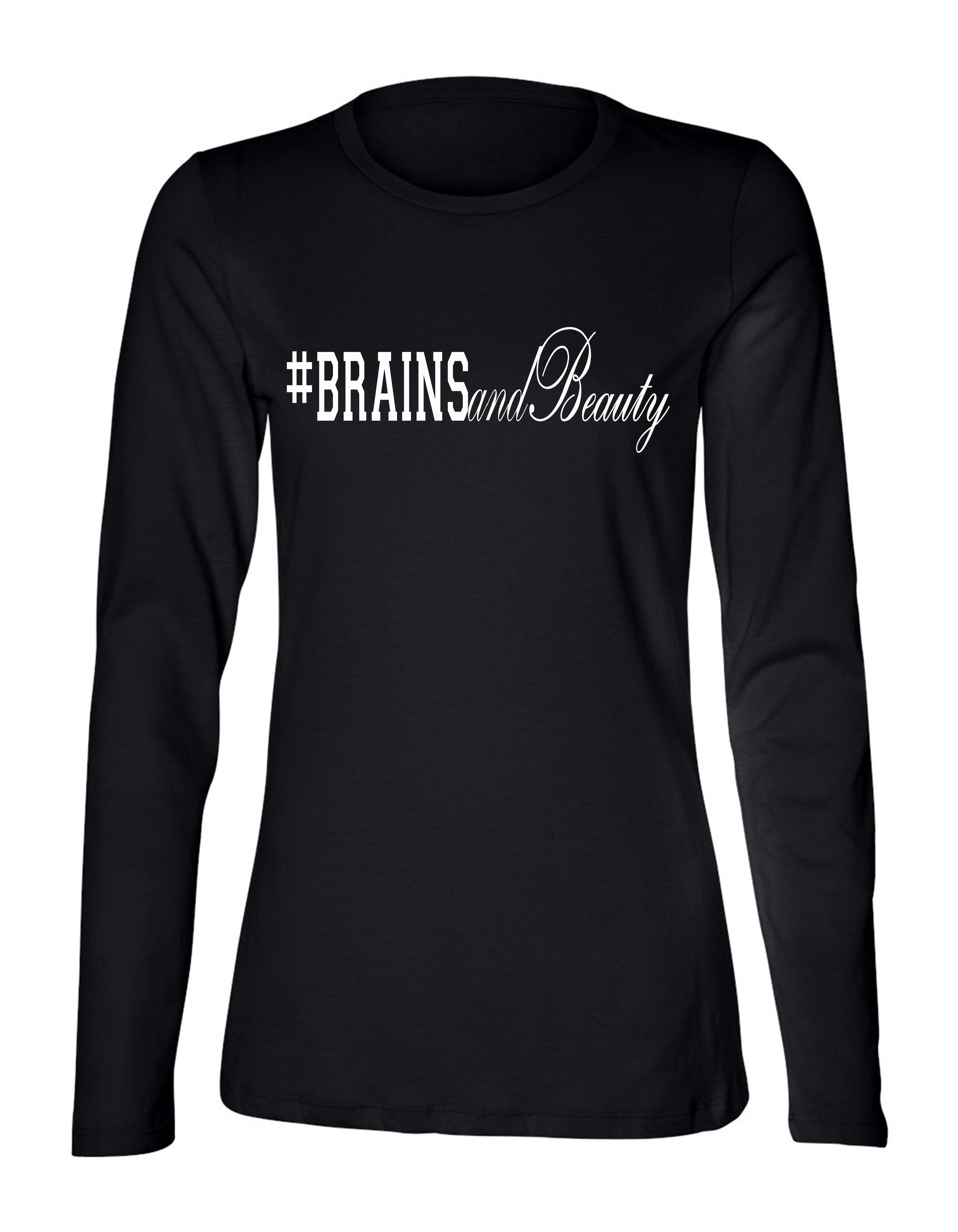 #BrainsandBeauty Tee 📚💅🏾