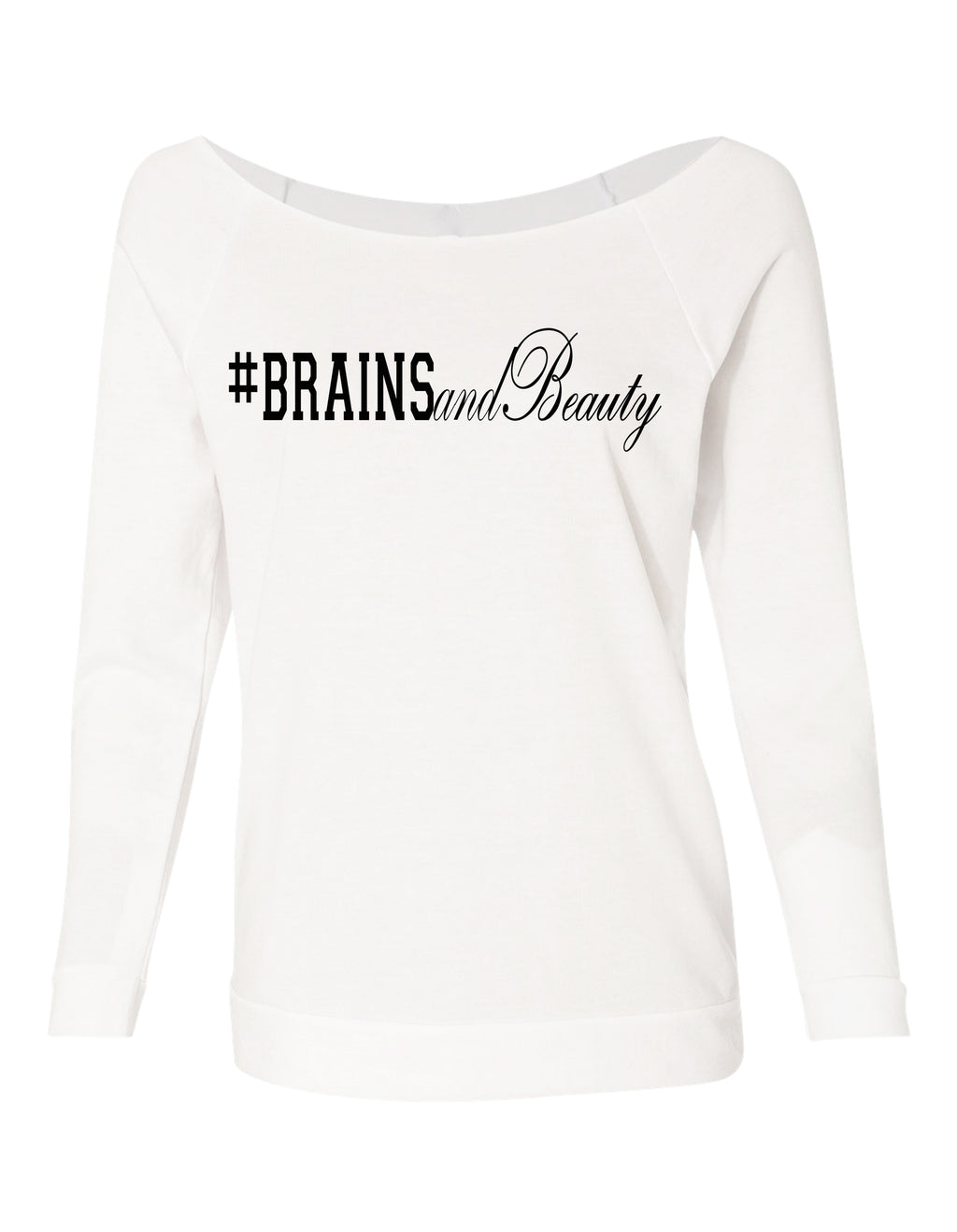 #BrainsandBeauty 📚💅🏾looseneck raglan