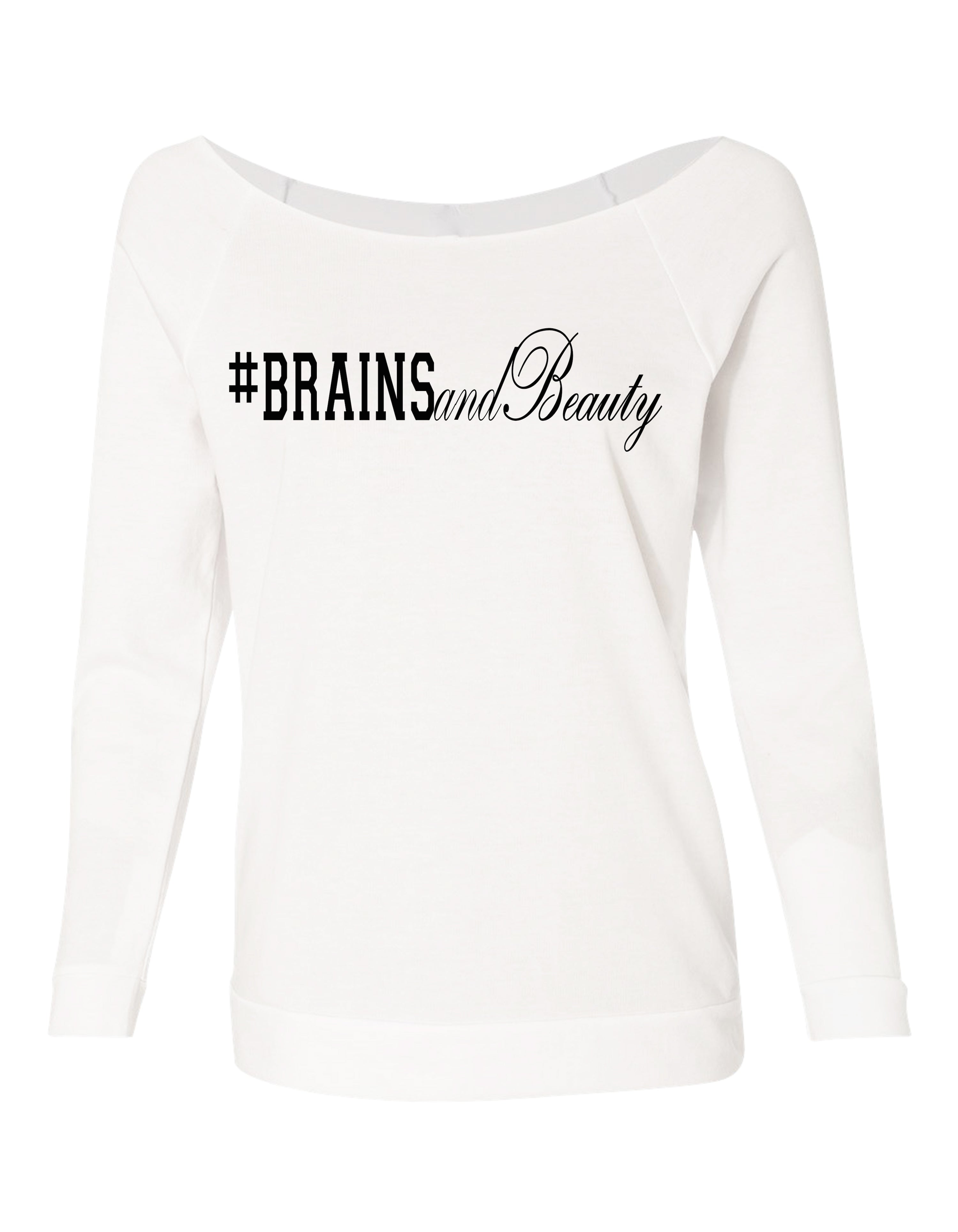 #BrainsandBeauty 📚💅🏾looseneck raglan