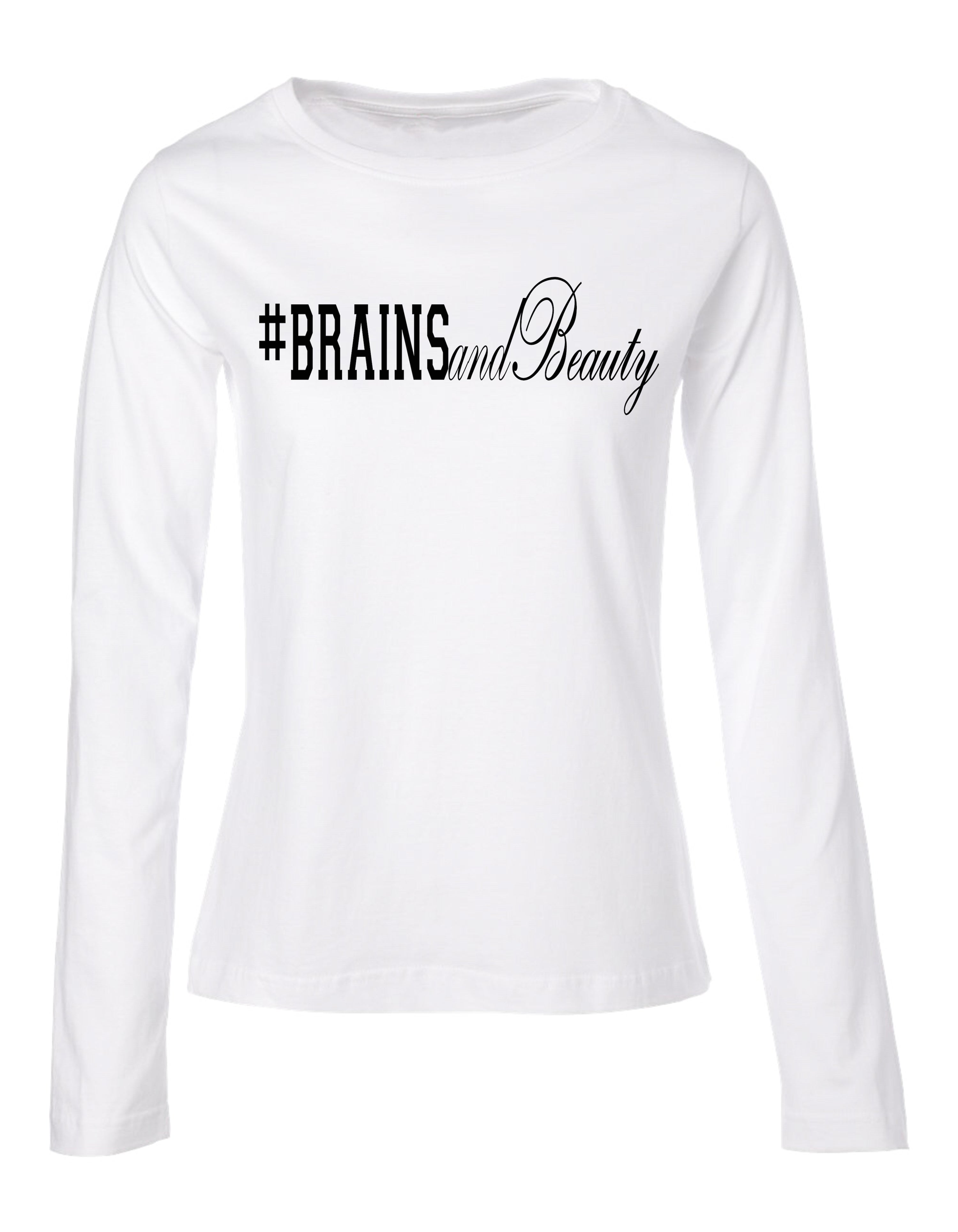#BrainsandBeauty Tee 📚💅🏾