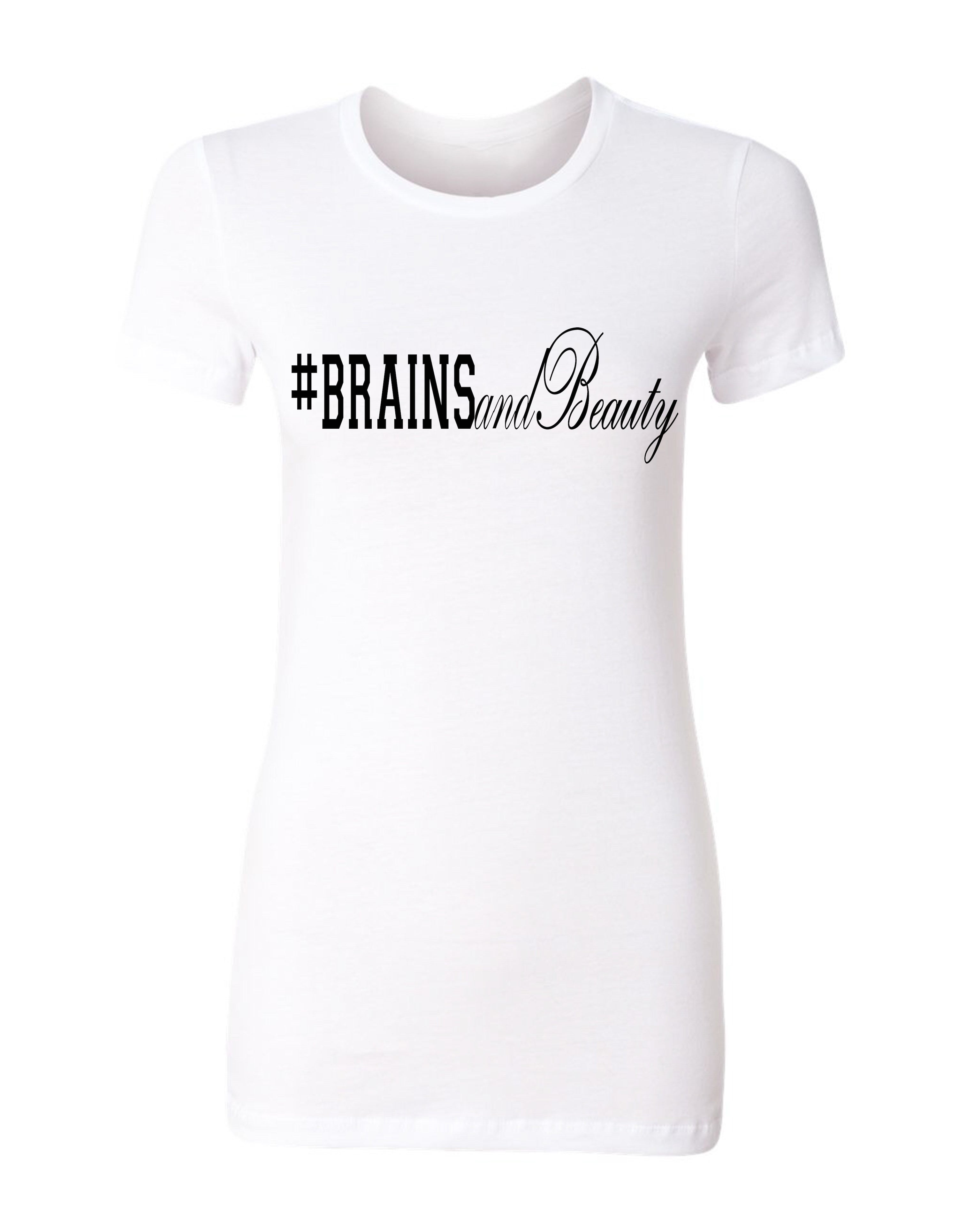 #BrainsandBeauty Tee 📚💅🏾