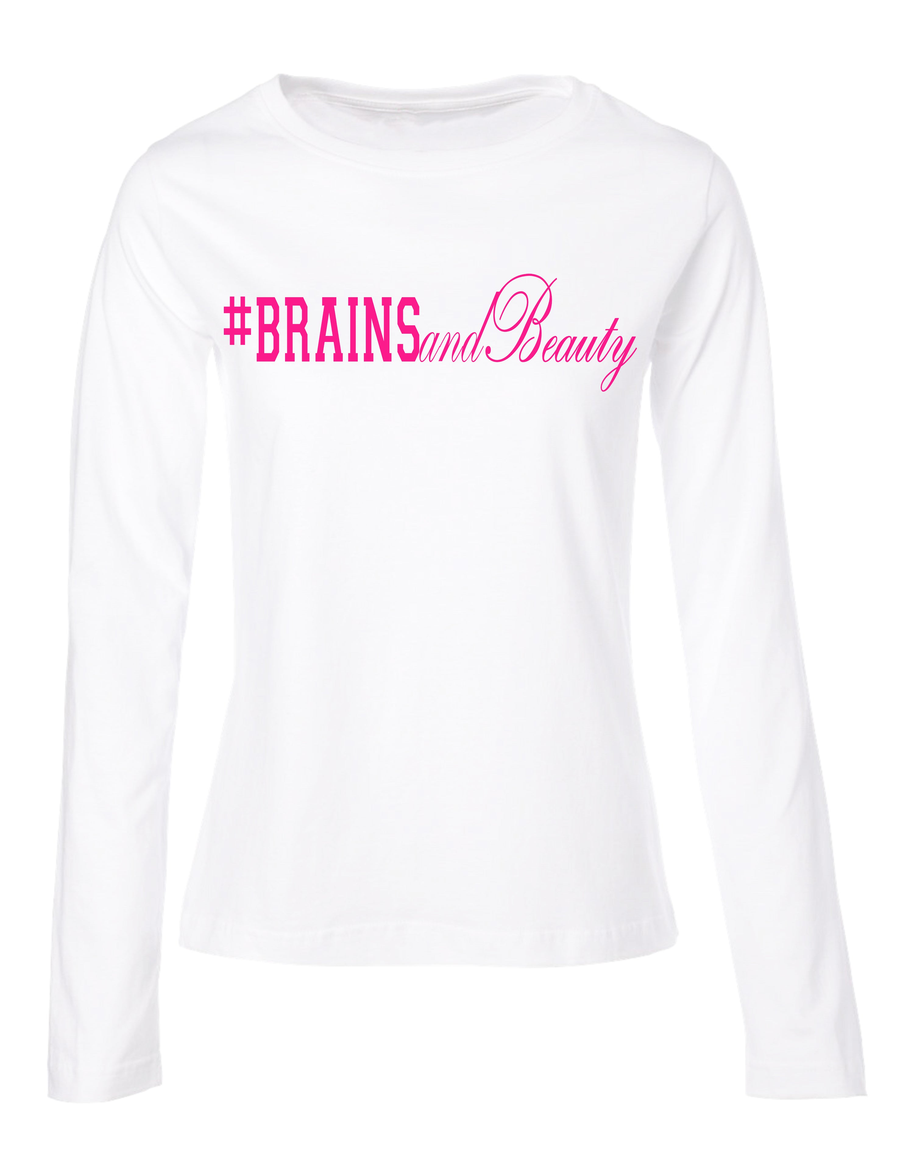 #BrainsandBeauty Tee 📚💅🏾