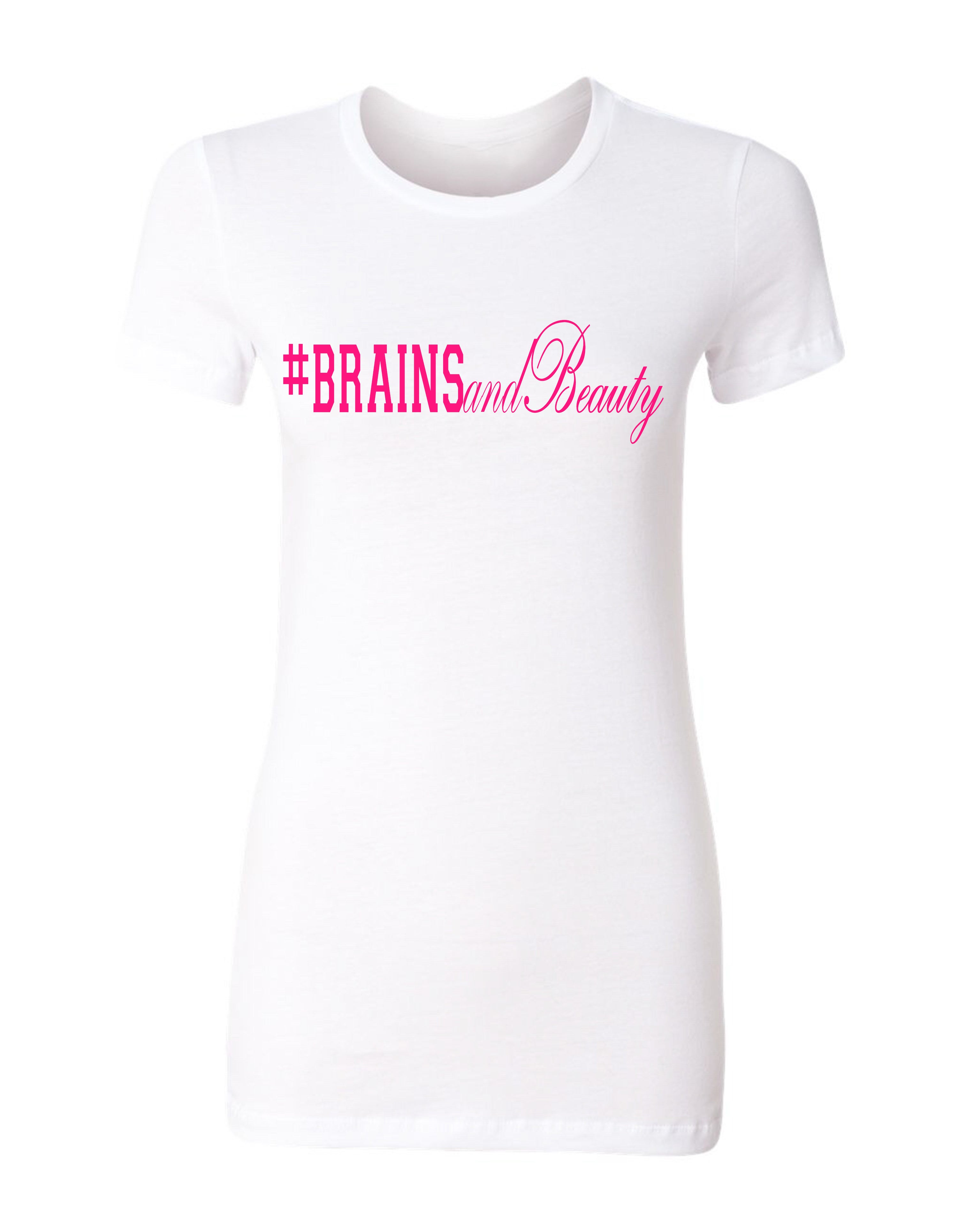 #BrainsandBeauty Tee 📚💅🏾