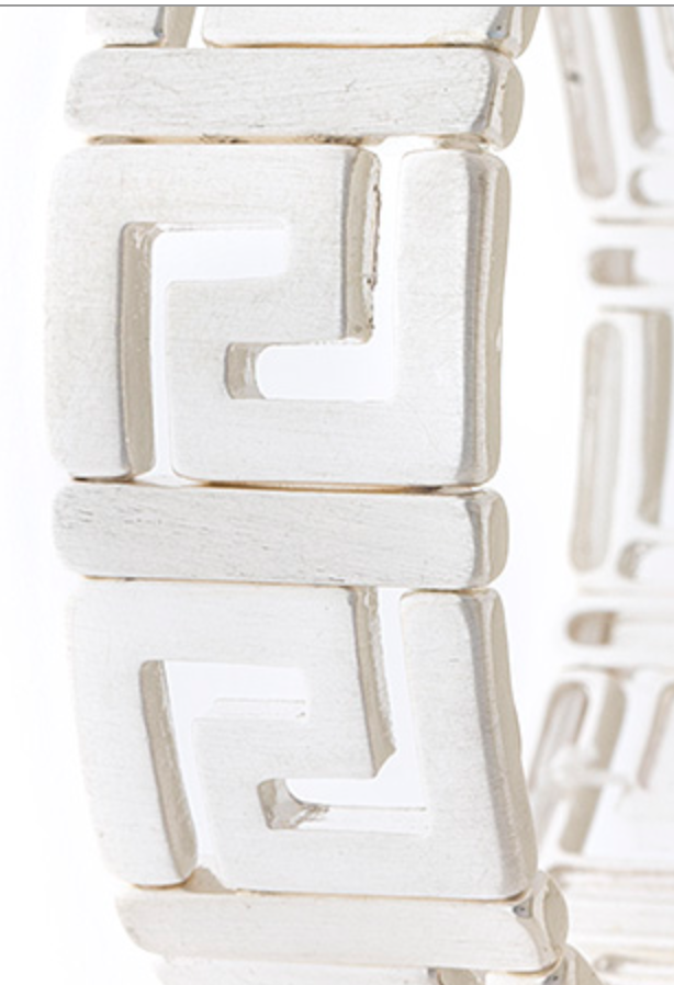 Geometric cutout bracelet