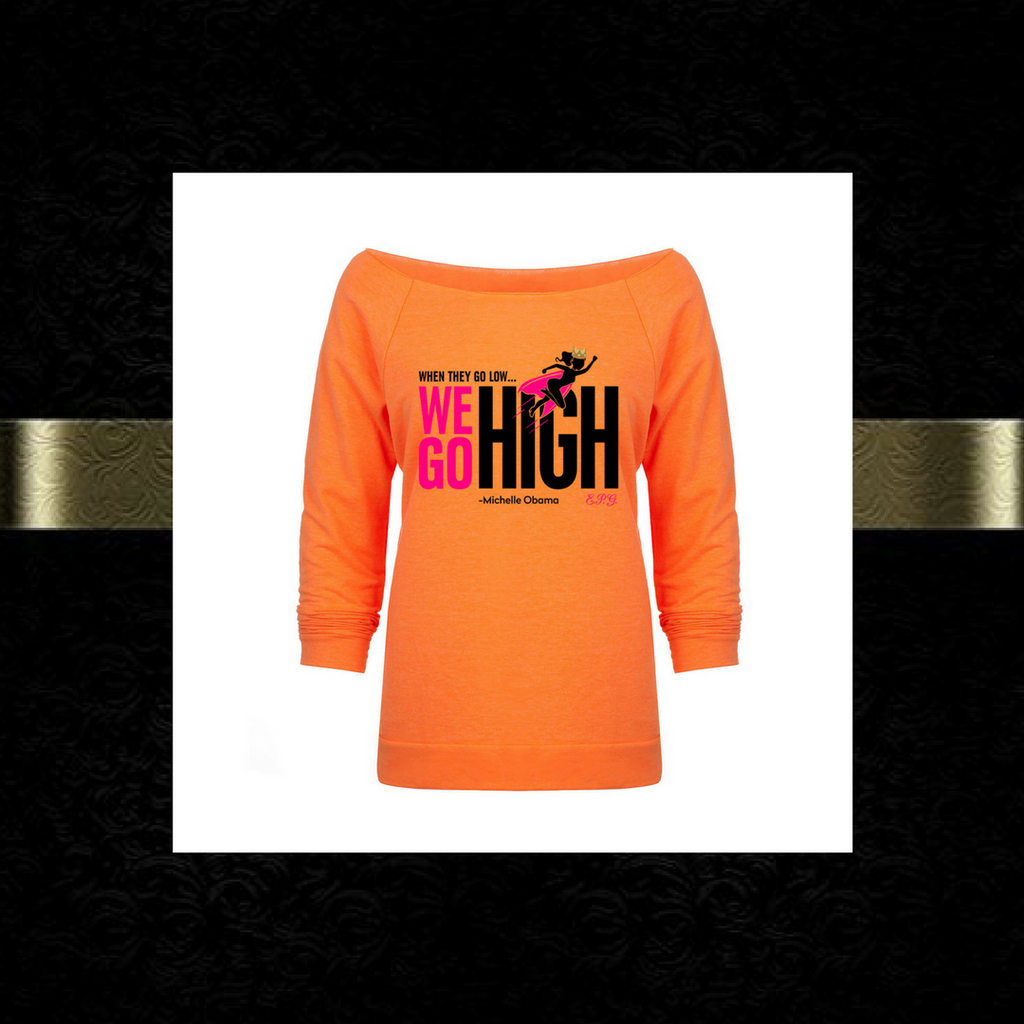 "Flotus" looseneck raglan