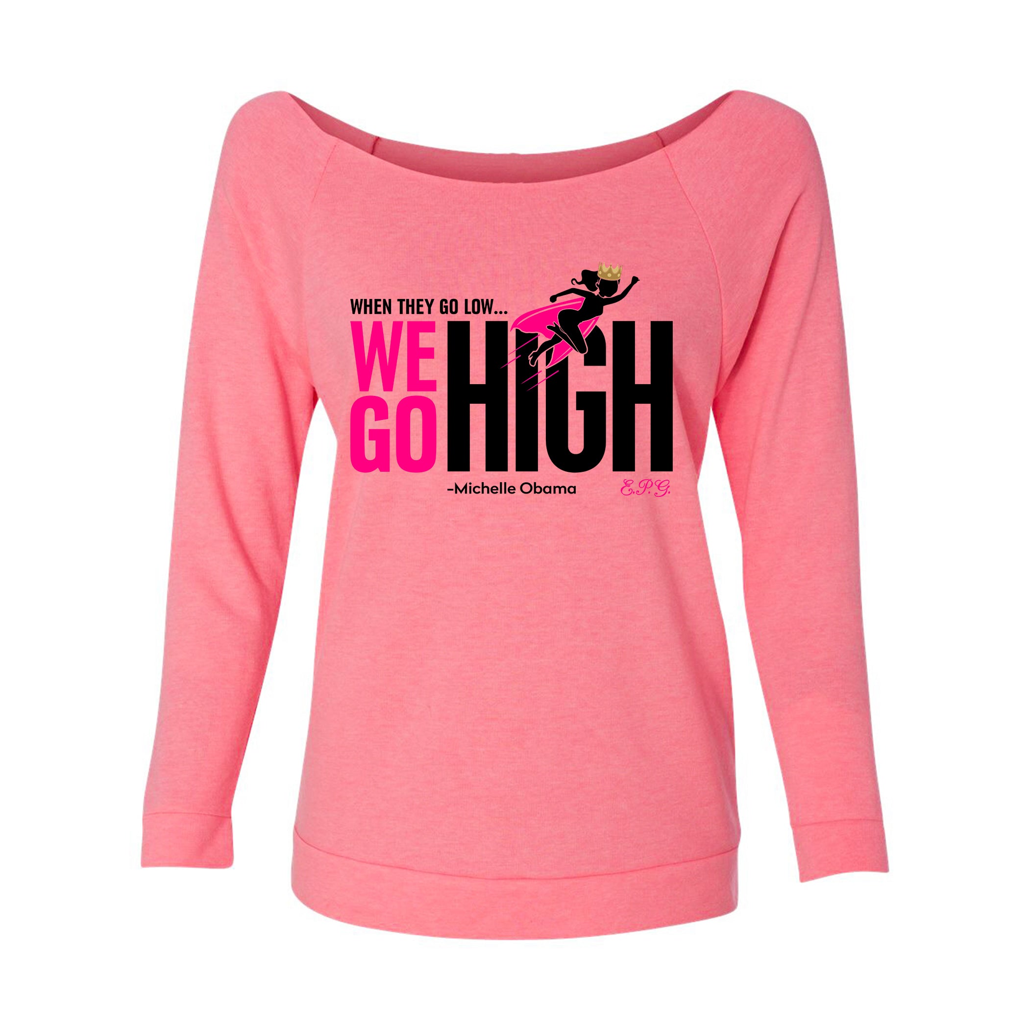 "Flotus" looseneck raglan