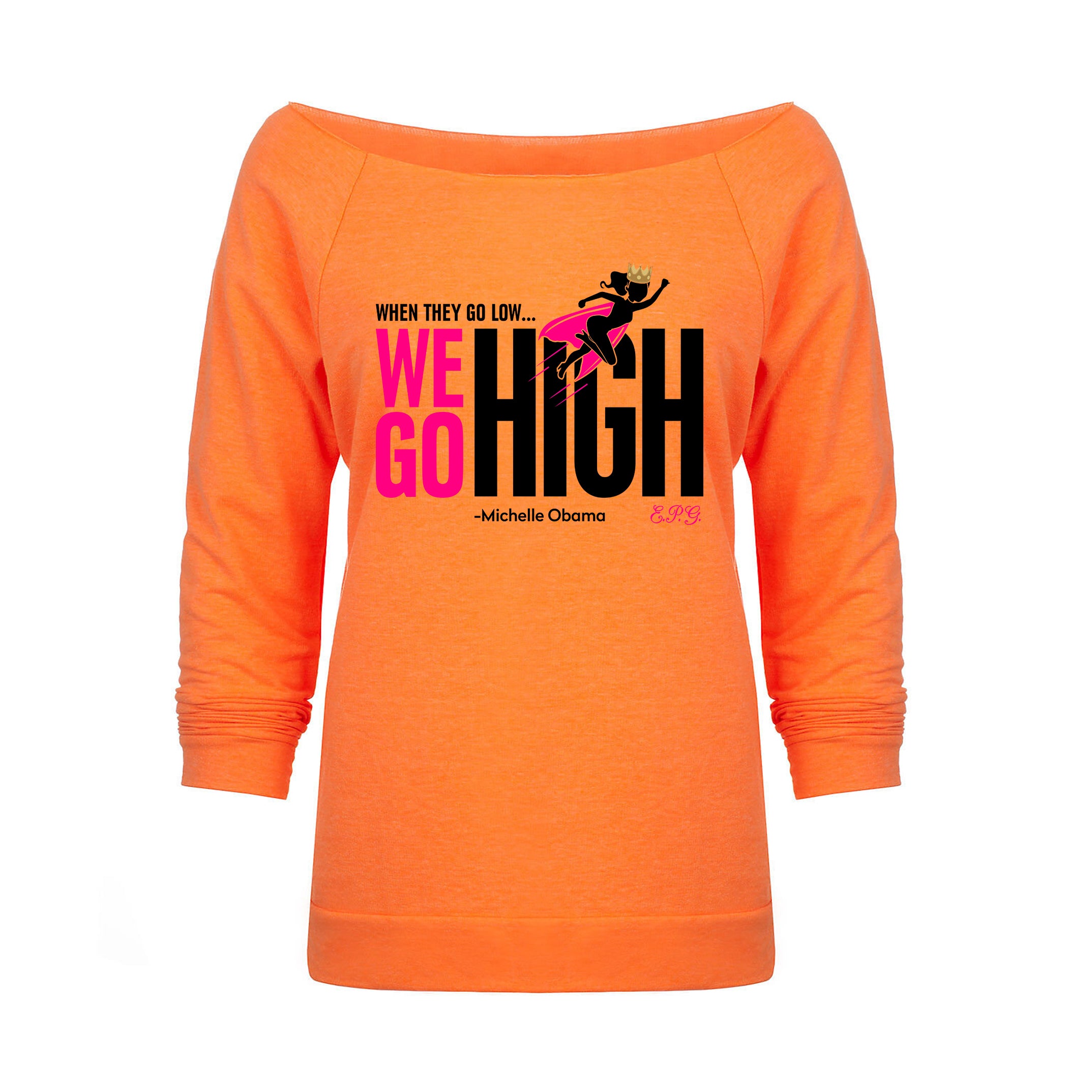 "Flotus" looseneck raglan